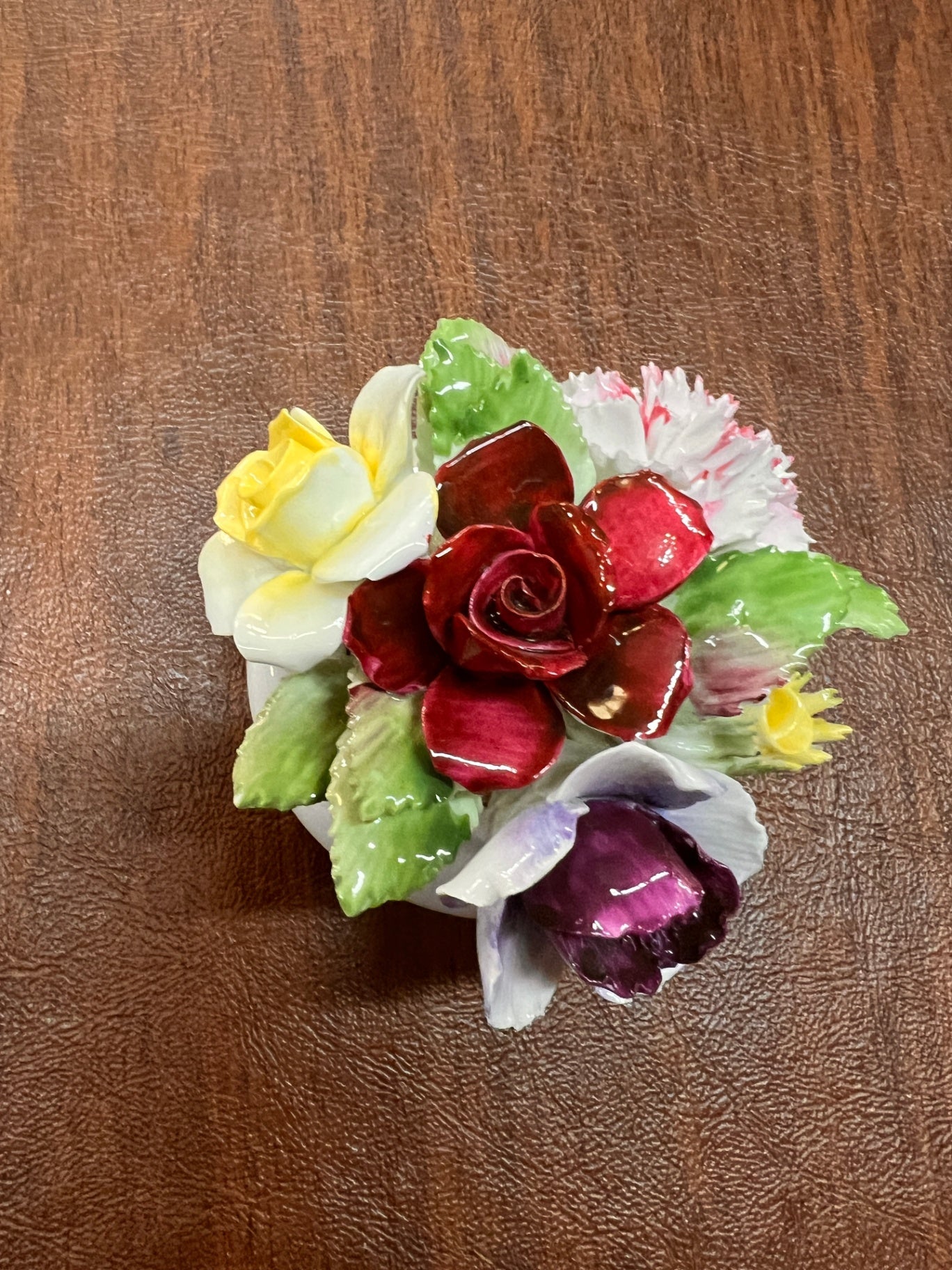 Vintage Royal Doulton Bone China Hand-Applied Floral Posy – Made in England
