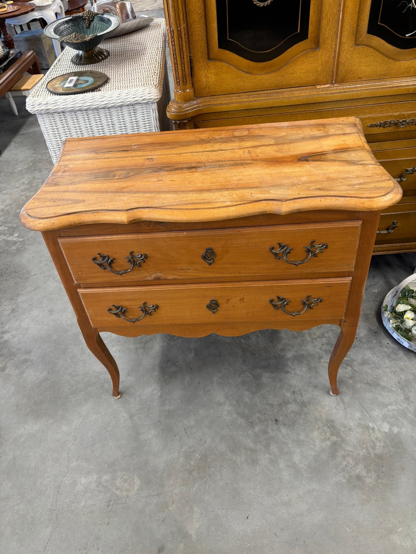 Country French style maple dresser