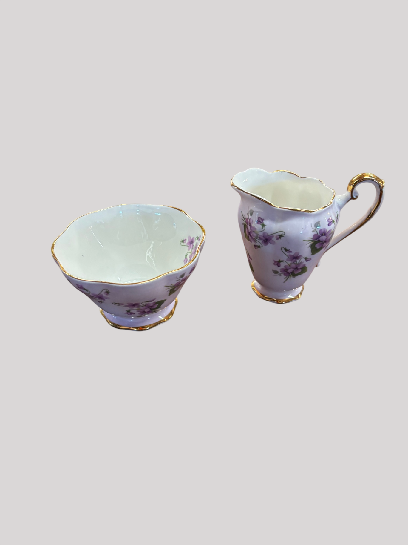 Royal Standard Ramona Fine Bone China Creamer And Sugar Bowl Set