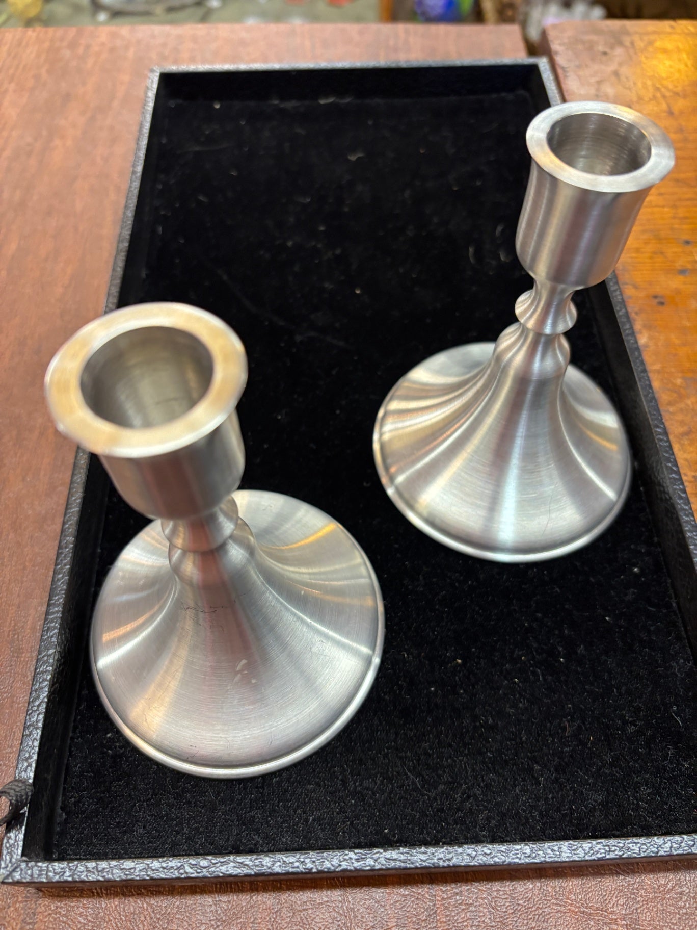 French Country Provence Pewter Candleholder by Fred Danforth