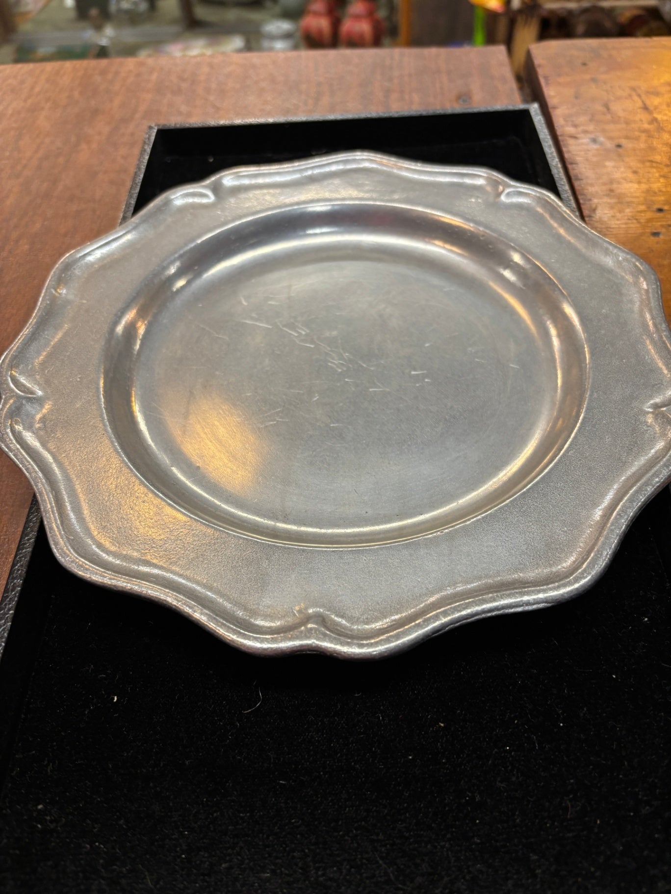 Pewter Salad Plate