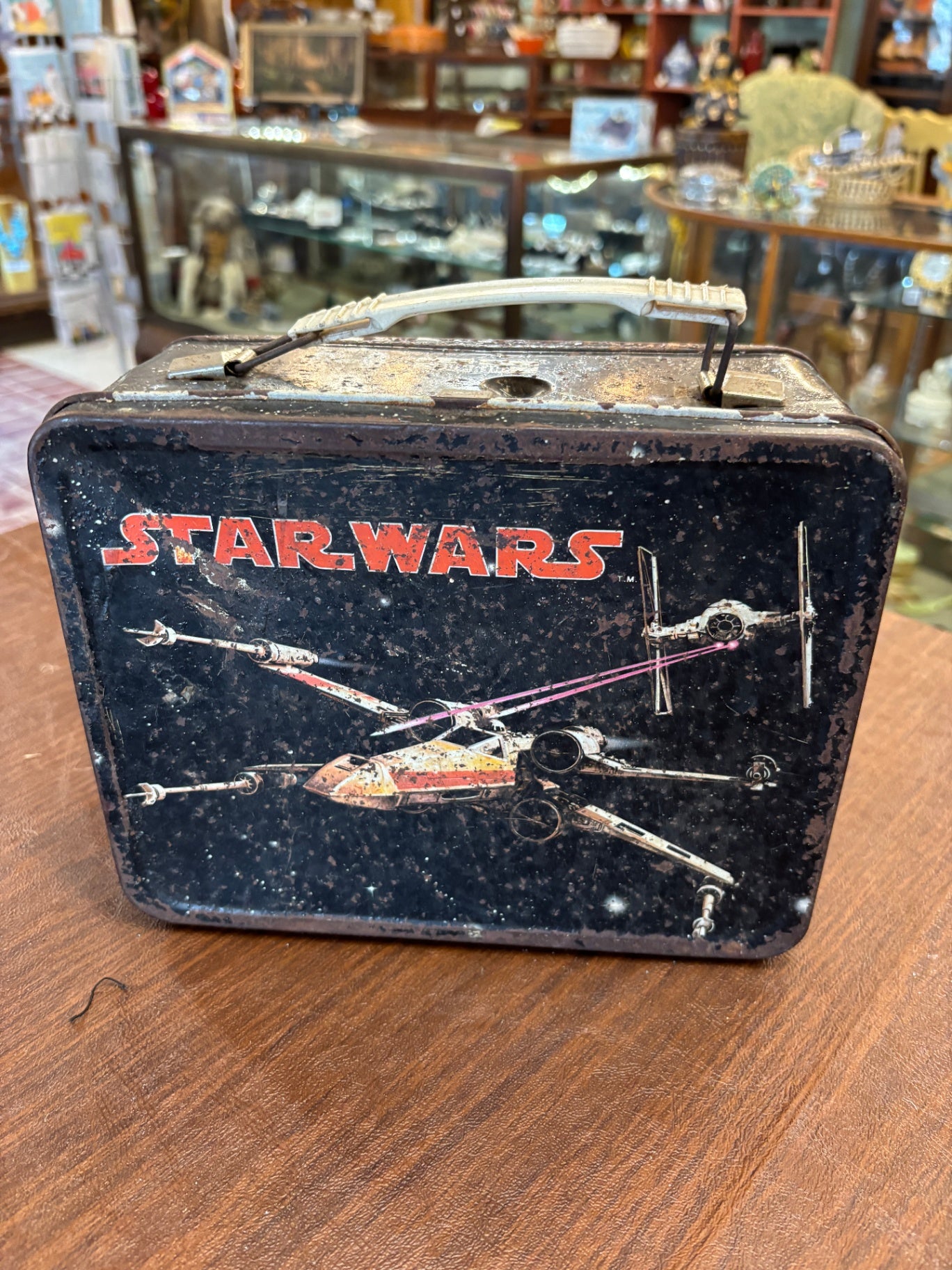 Star Wars Lunchbox Metal Original 1977 used, no Thermos A NEW HOPE