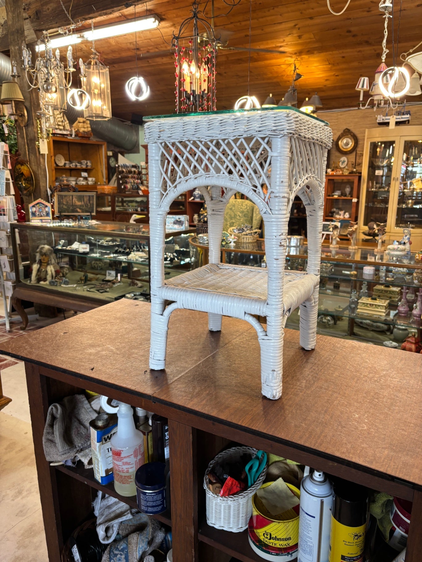 Wicker Two-tier Plant Stand 0 out of 5 stars, based on reviews.