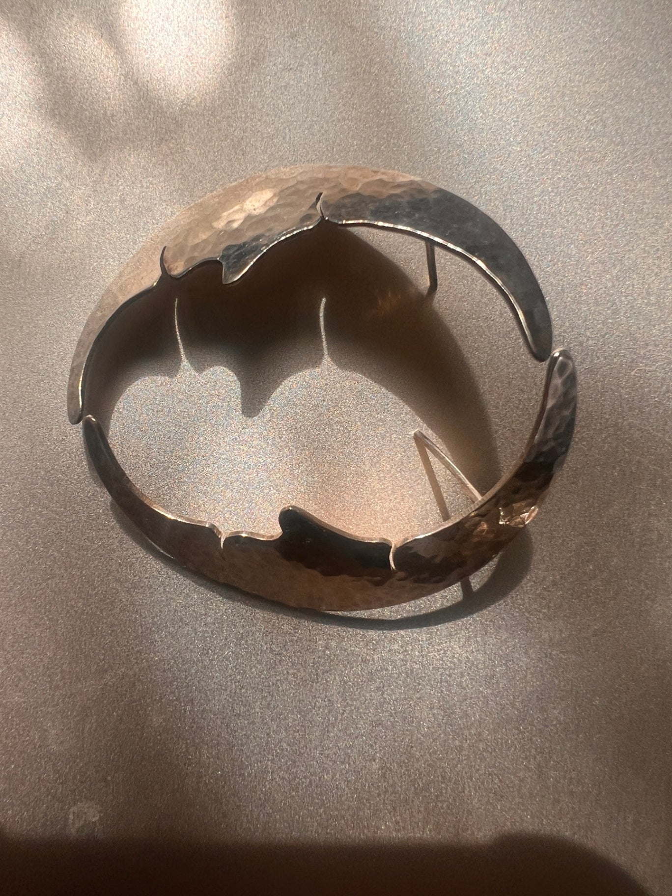 Stering Silver Crescent Moon Earrings