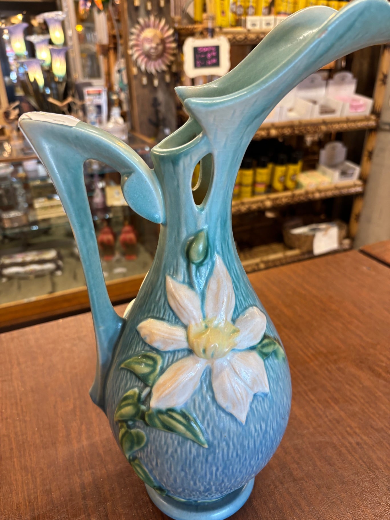 ROSEVILLE AMERICAN ART POTTERY EWER, #12-15", in