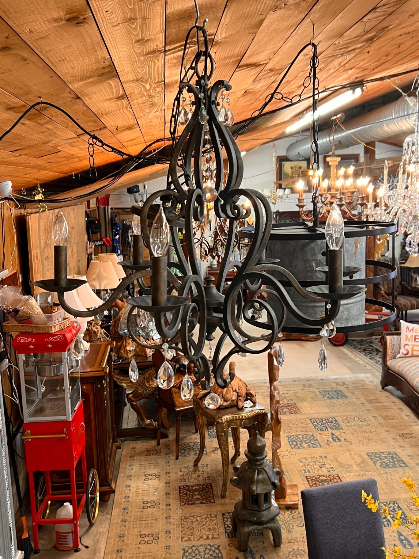 6-Lights Farmhouse French Country Chandelier