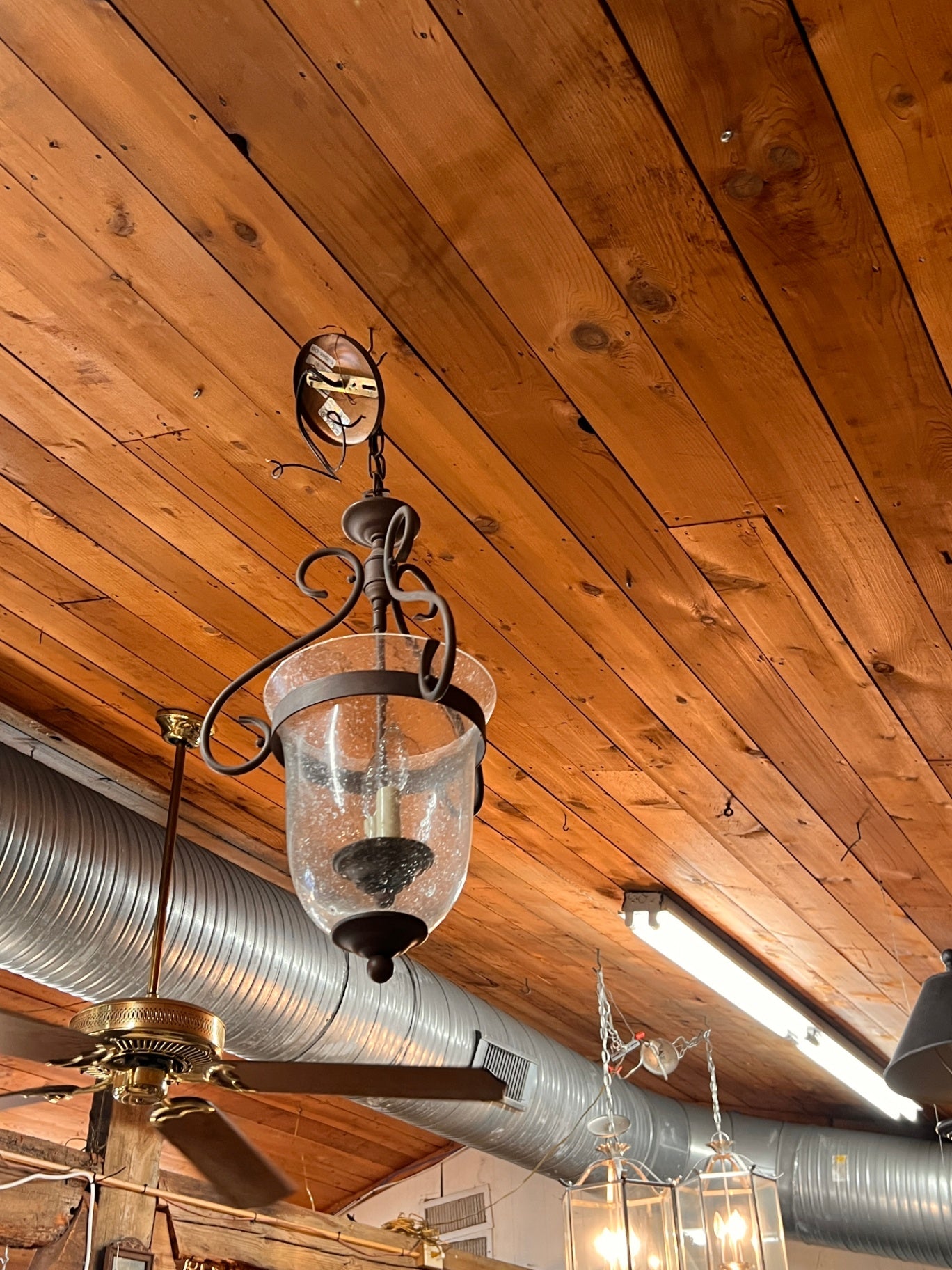 Urn Shaped Hanging Chandelier