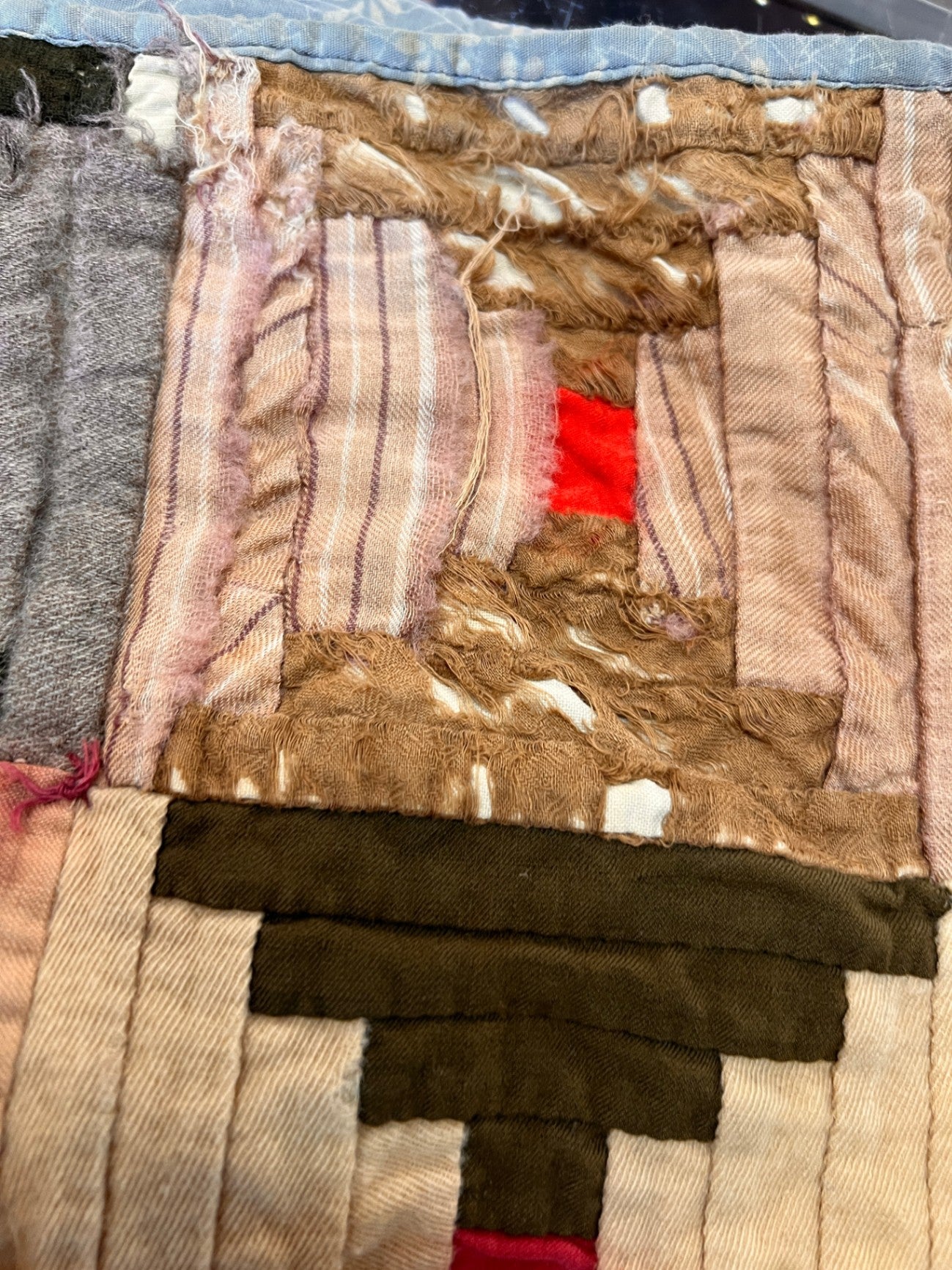 Two Quilts Worn See Pictures
