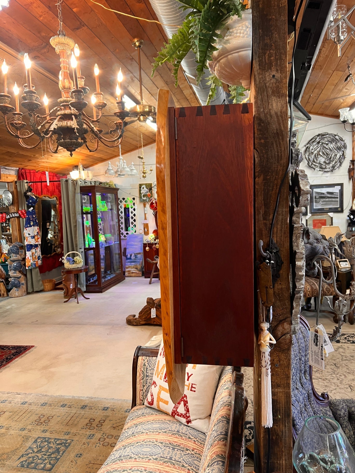 Live Edge Wooden Cabinet