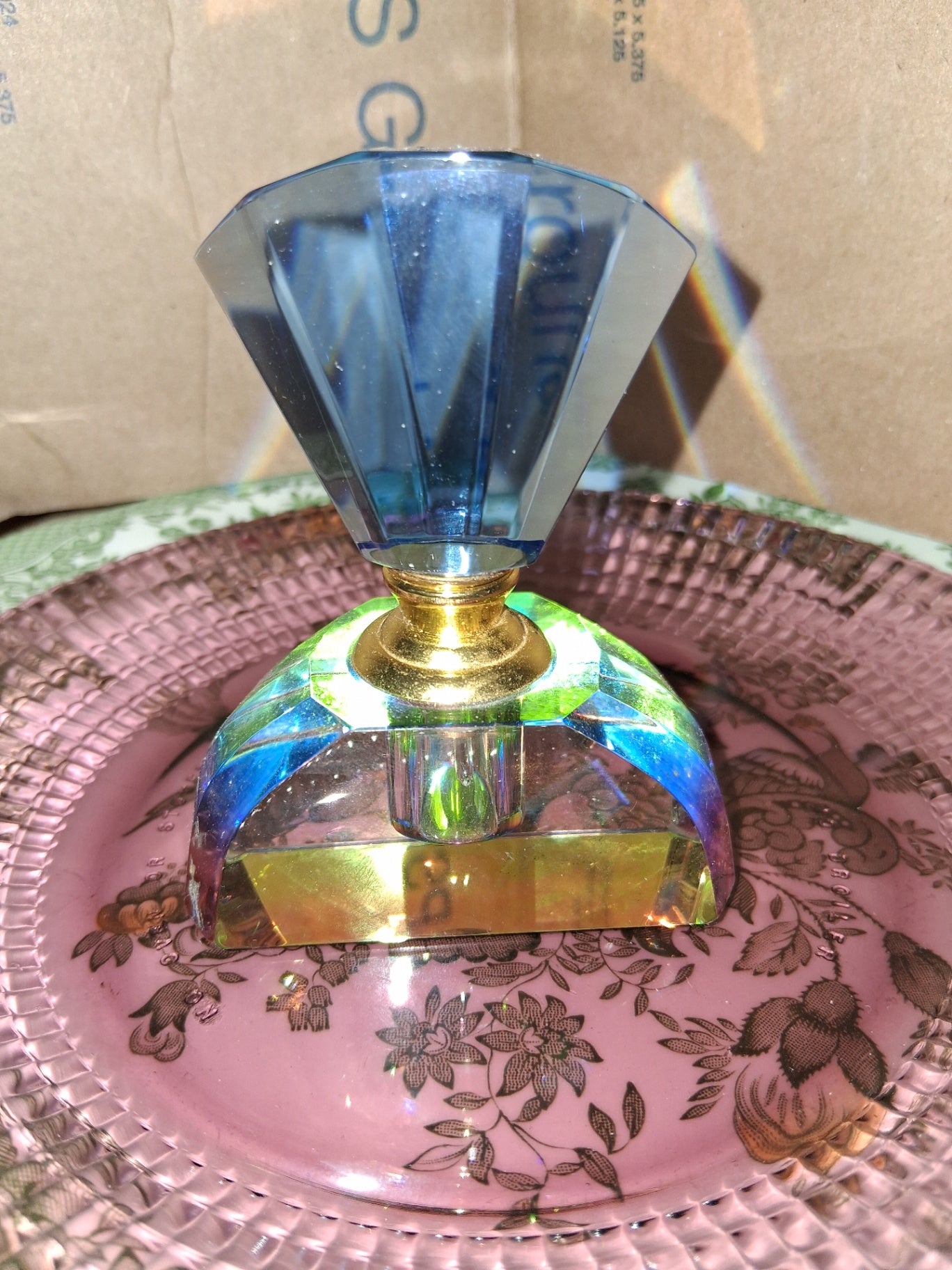 Murano glass perfume bottle dsc