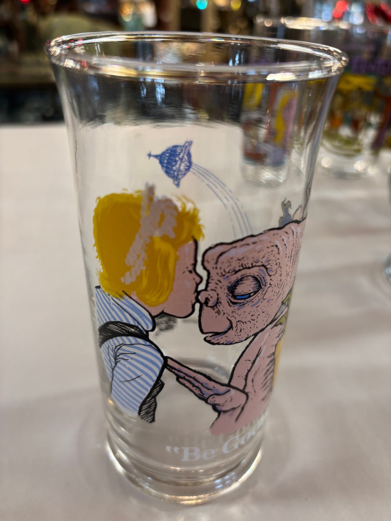 Vintage E.T. “Be Good” Pizza Hut Collectors Drinking Glass 1982 Limited Edition