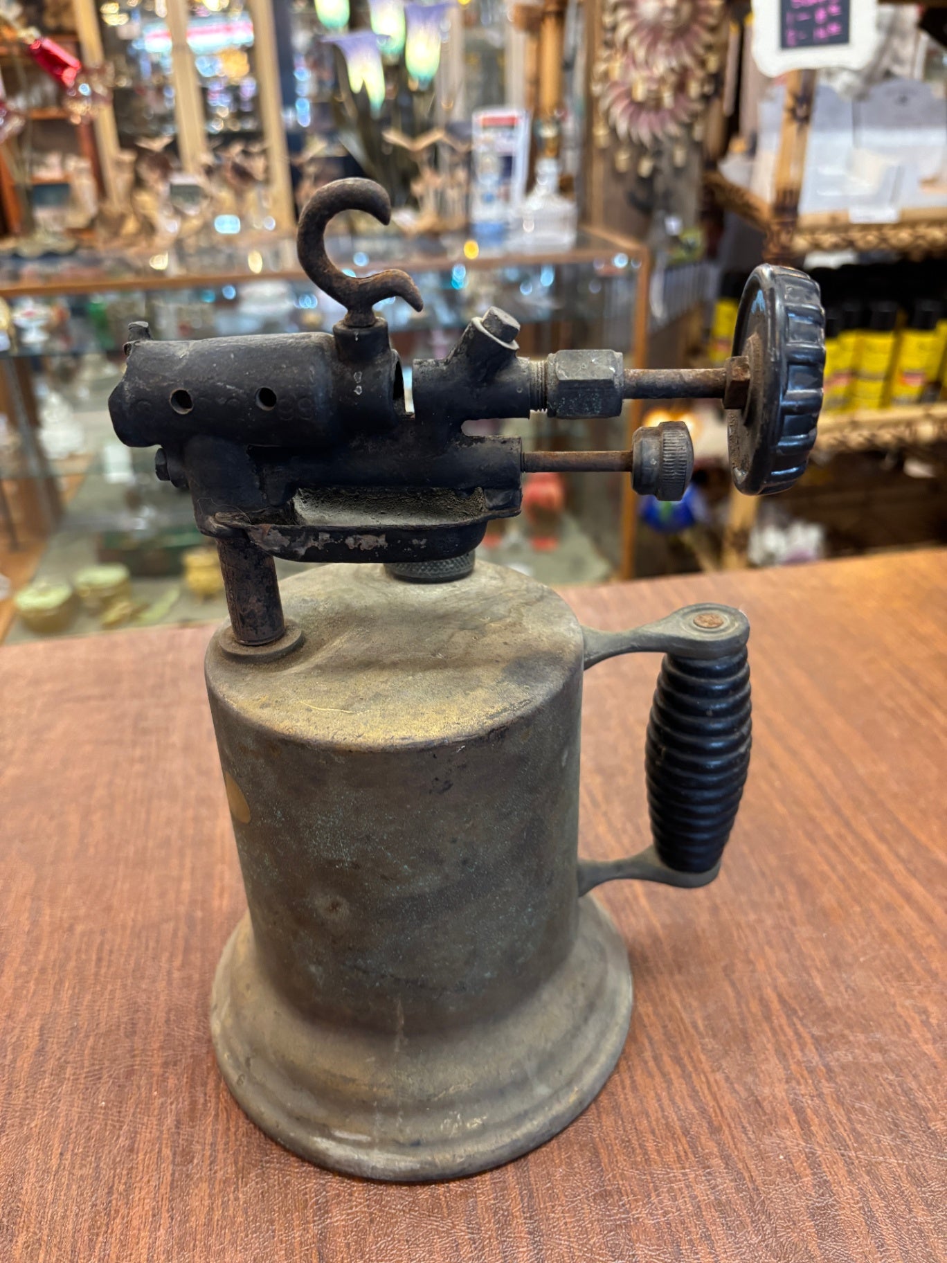 Vintage Antique Blow Torch The Turner Brass Works
