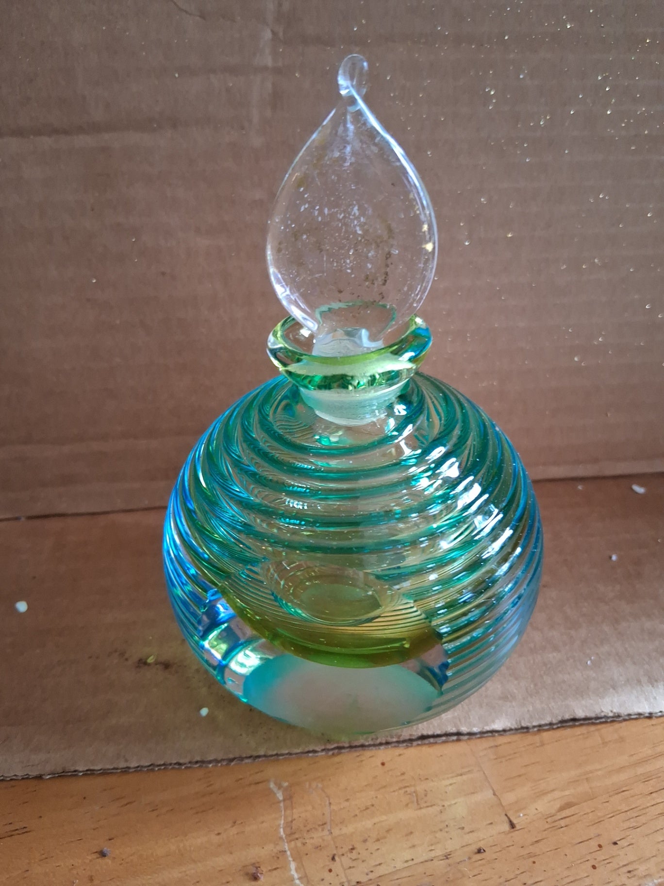 Murano glass sm perfume bottle dsc