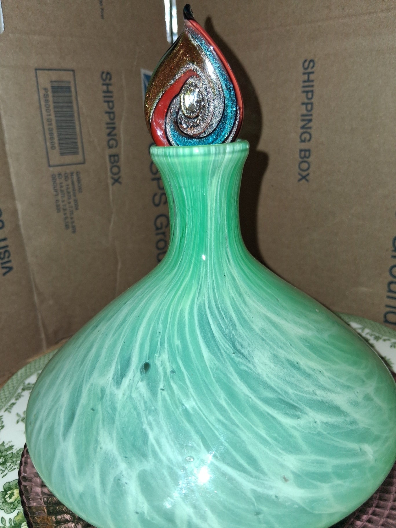 Murano style bottle dsc