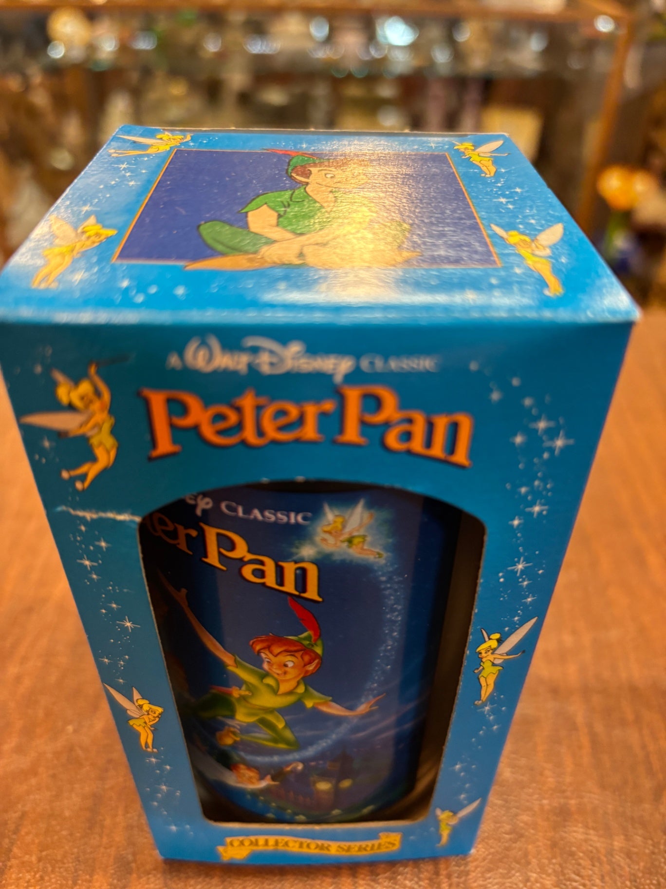Vintage 1994 Walt Disney Burger King Collector Series Peter Pan Plastic Glass