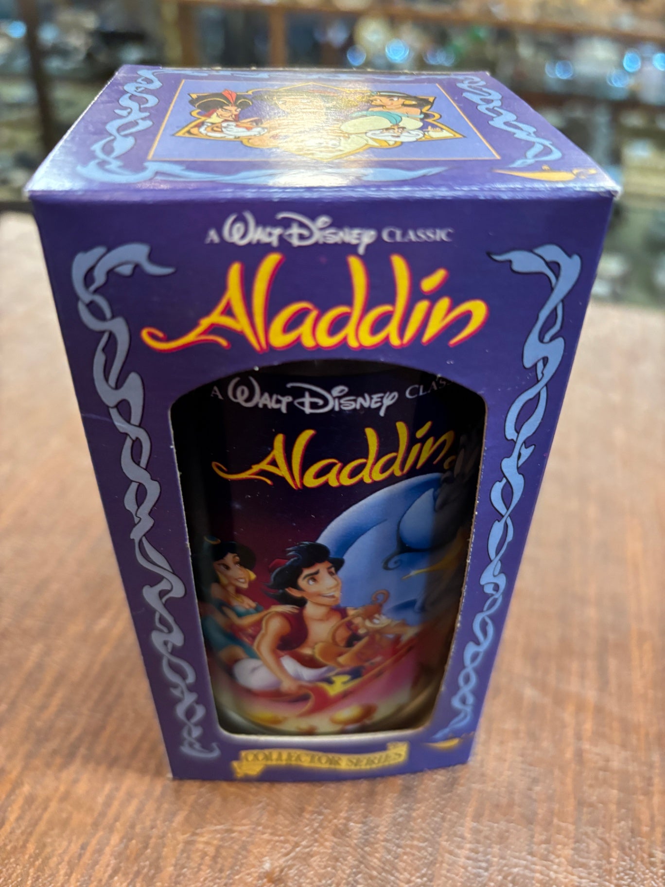 1994 Vintage Walt Disney Collector Series Aladdin Burger King Glass 