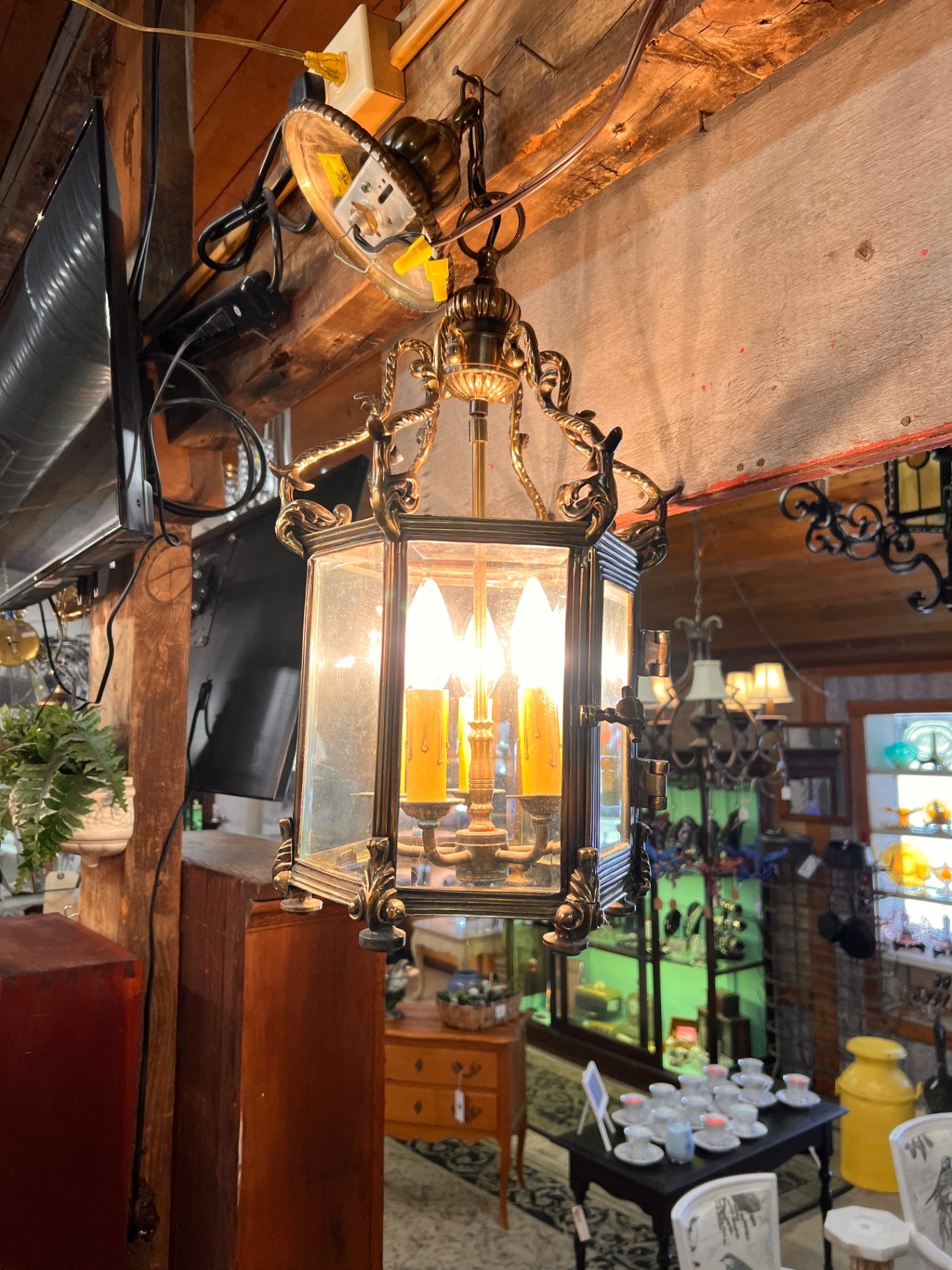 H.A. Framburg & Co. Model 1783 Brass Chandelier