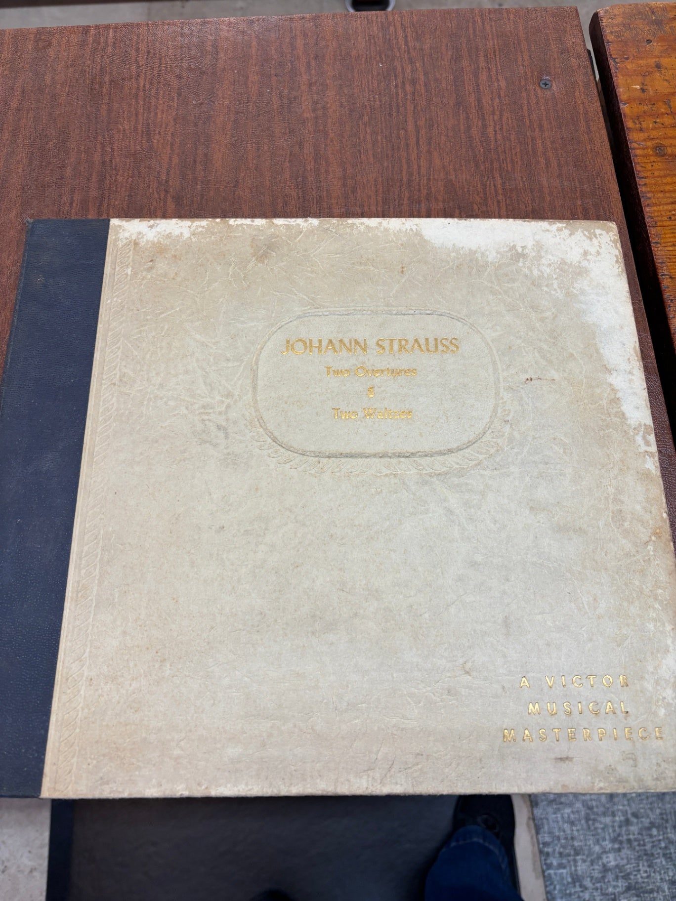 Johann Strauss Two Overtures & Two Waltzs Victor Musical Masterpiece 4 Records