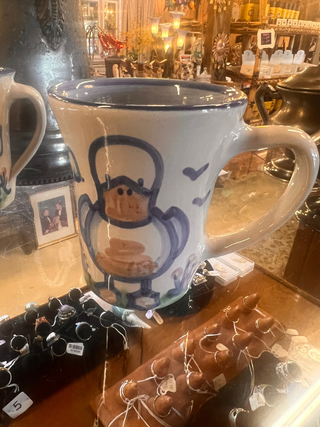 Vtg M.A. Hadley Pottery Duck Coffee Mug