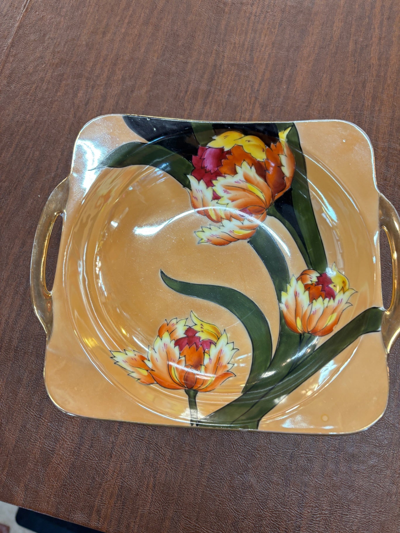 Vintage Lusterware Bowl , Japan, Serving, Home Decor, Flowers