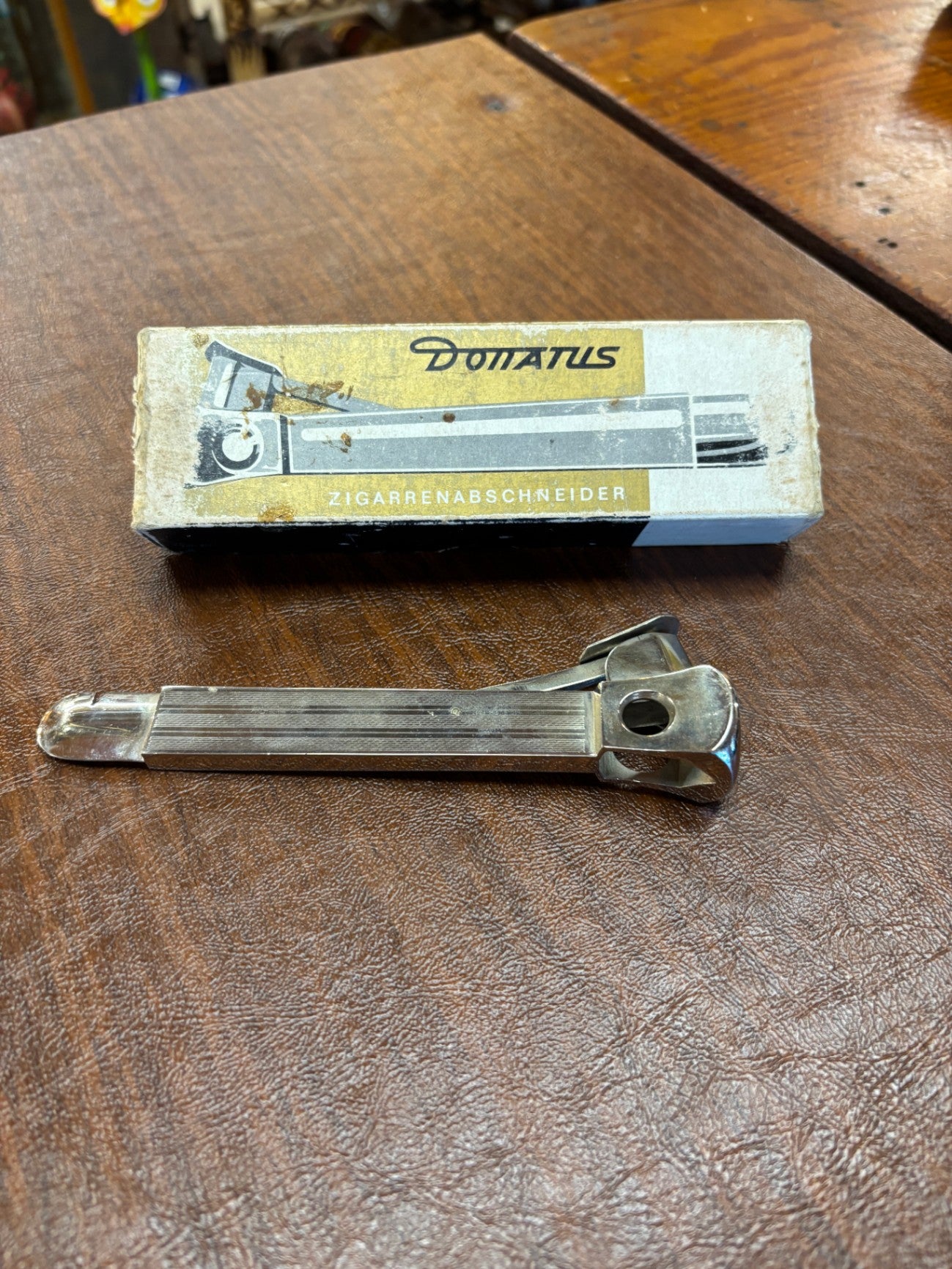 Vintage Donatus Soligen cigar cutter in its original box