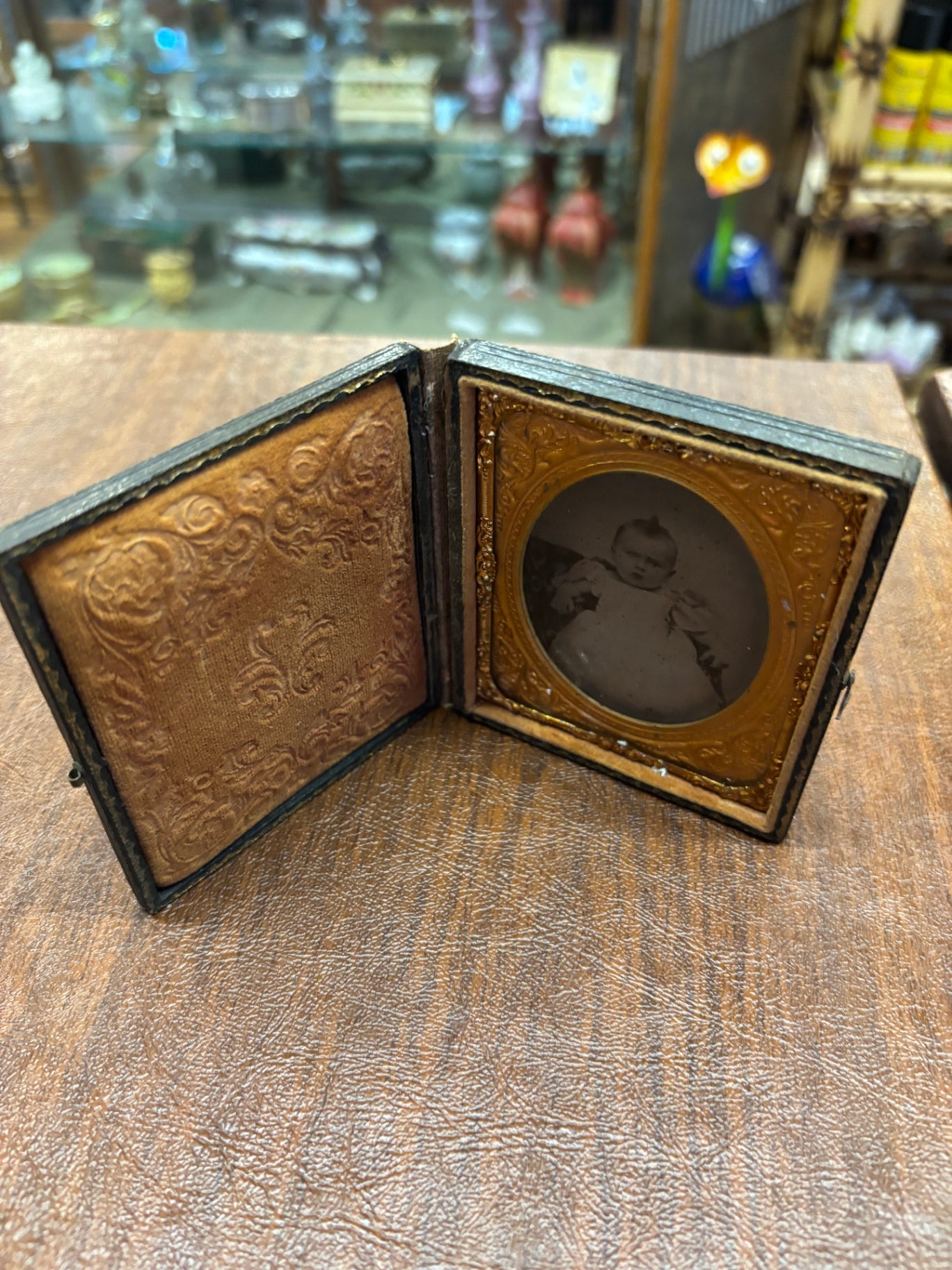 Antique Ambrotype 1/6 Plate of Young Girl 