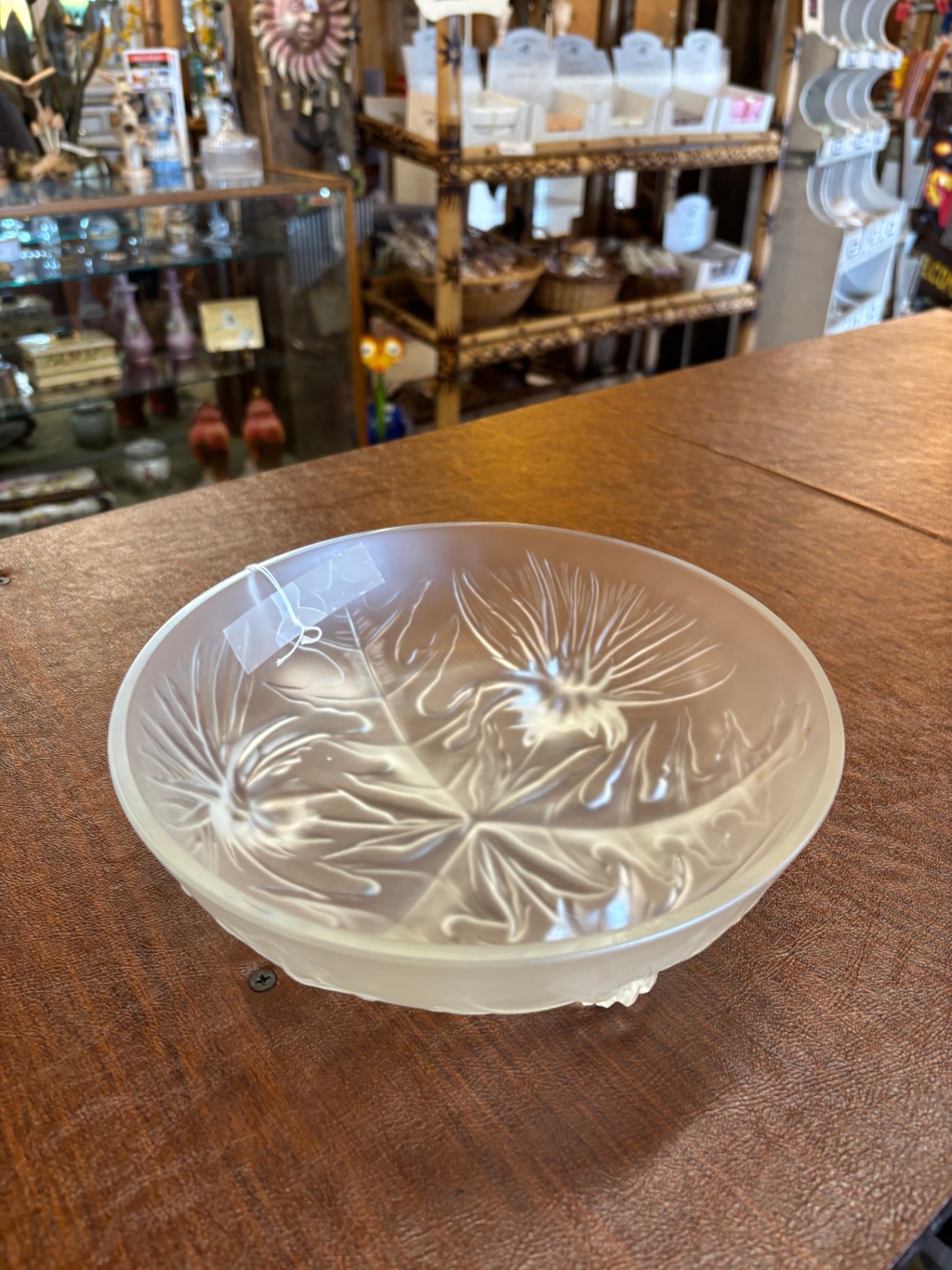 An Art Deco French Glass Bowl ( Verlys ) Circa 1940