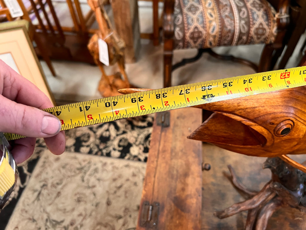 Sailfish Wooden Sculpture Measures 40" x 26"