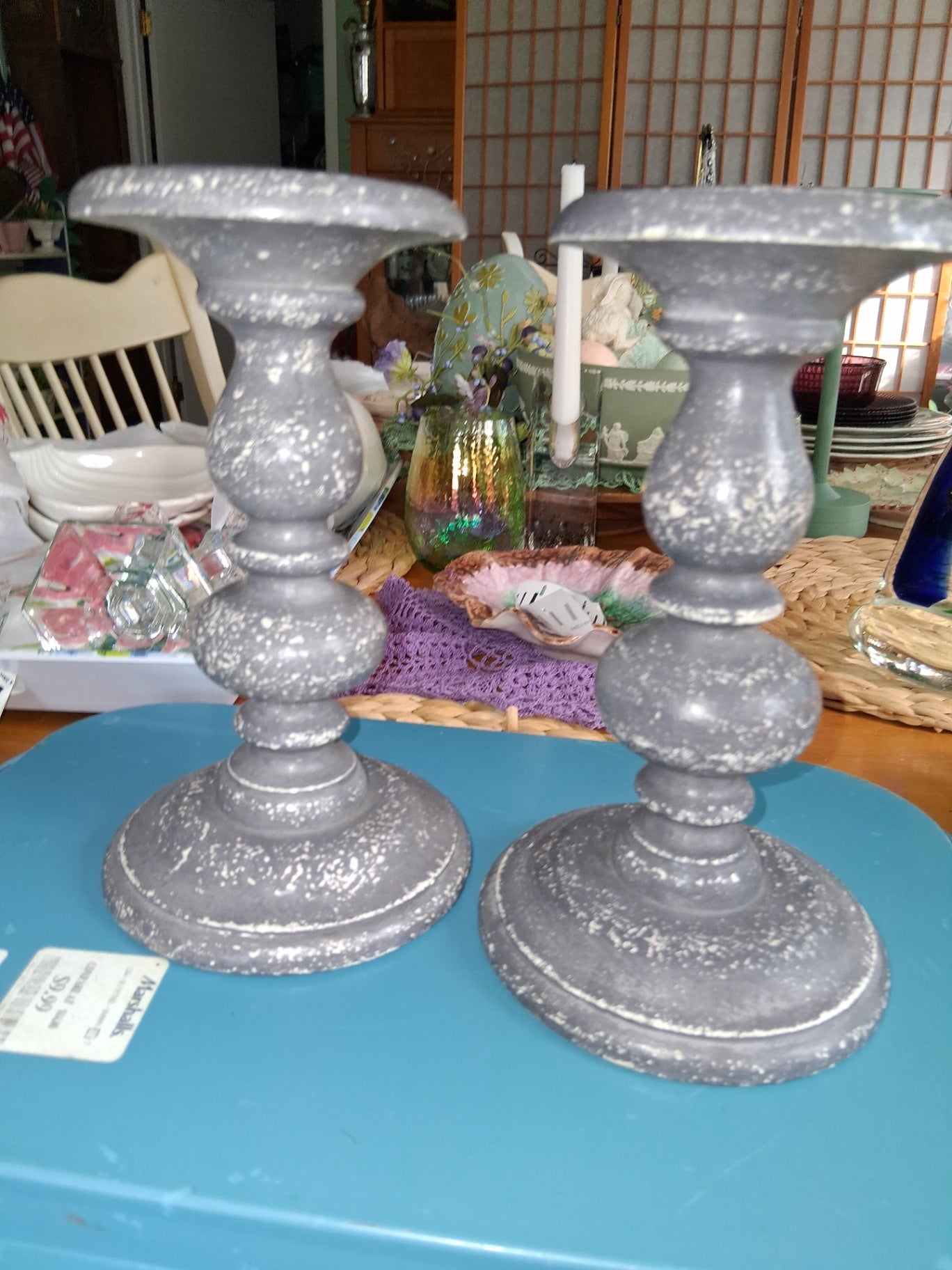 Wooden candlestixs dsc