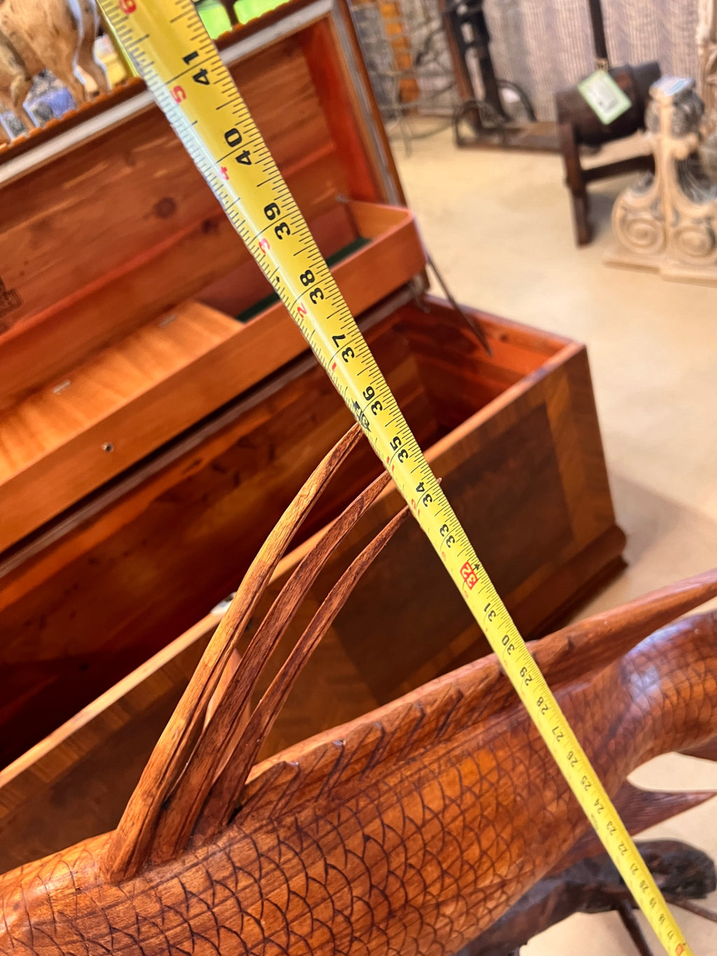 Hogfish 40" x 36" Wooden Sculpture