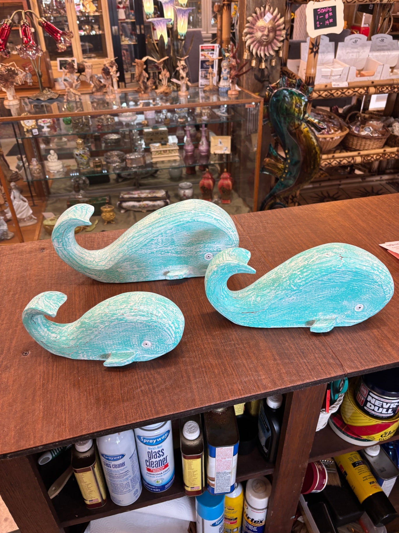 Set Of 3 Whales