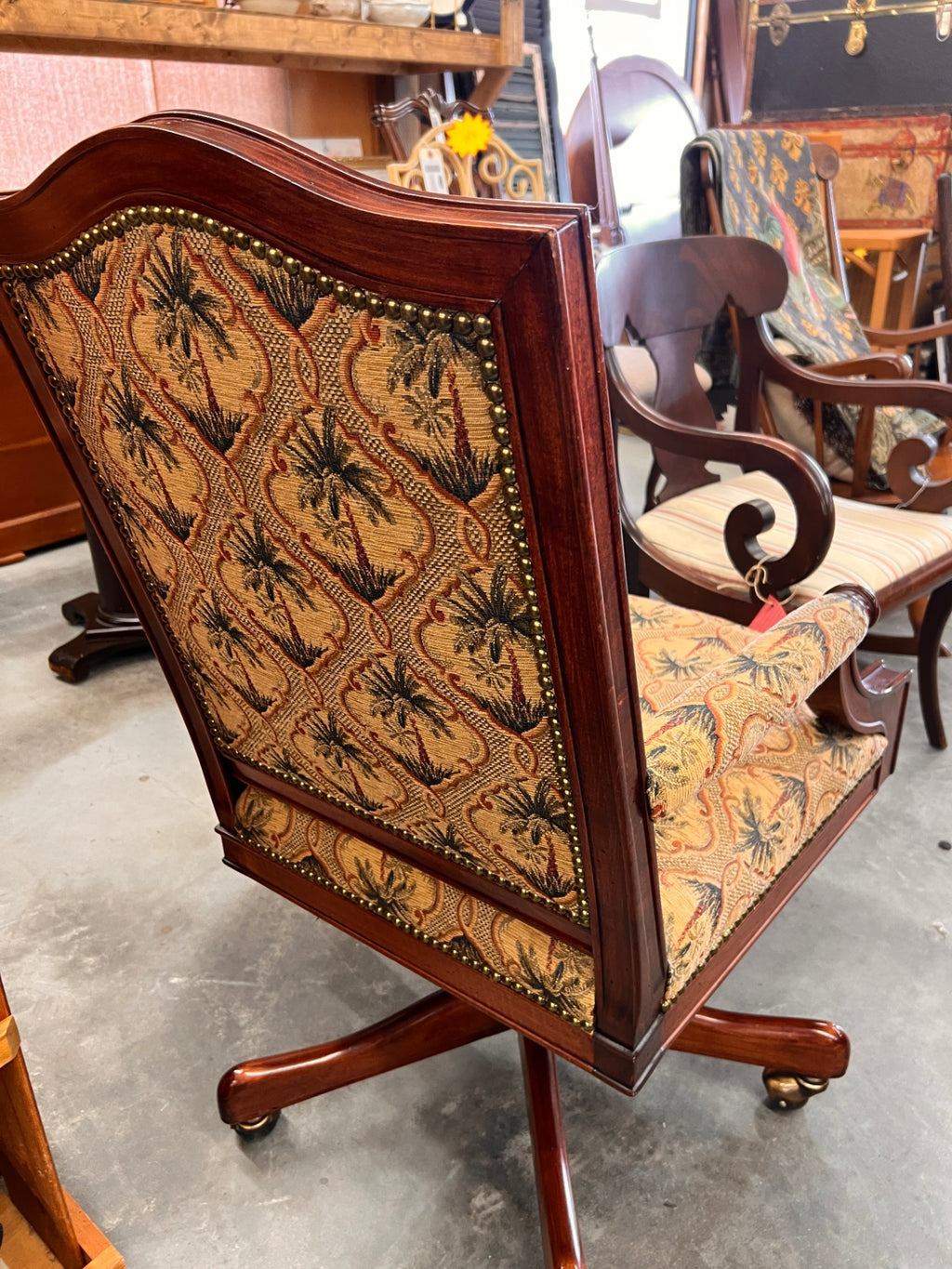 Vintage Palm Tree Task/Office Chair