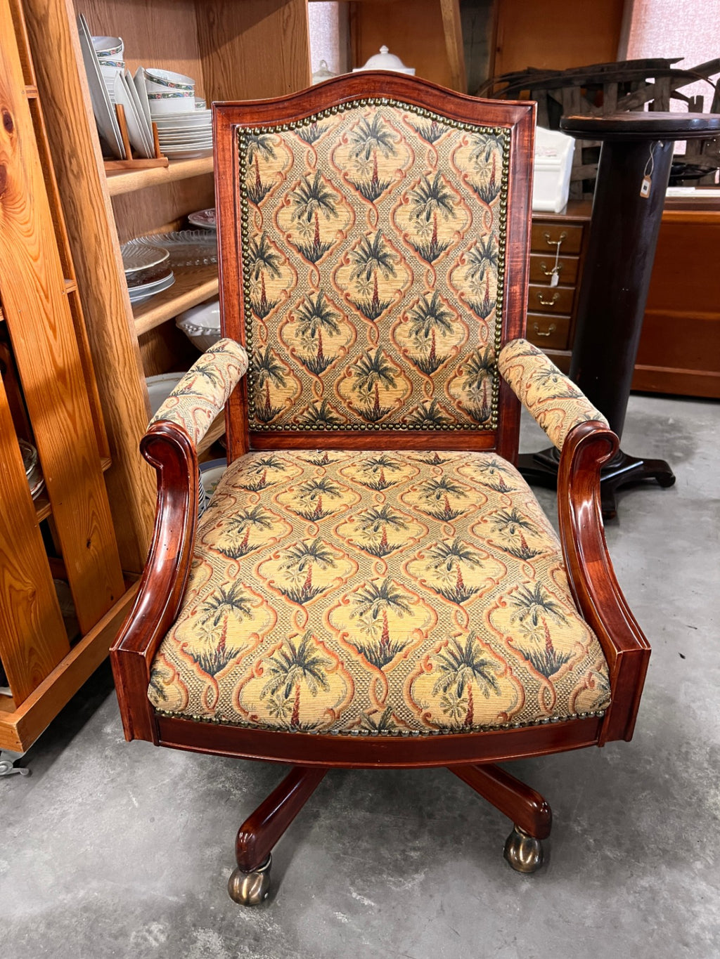 Vintage Palm Tree Task/Office Chair