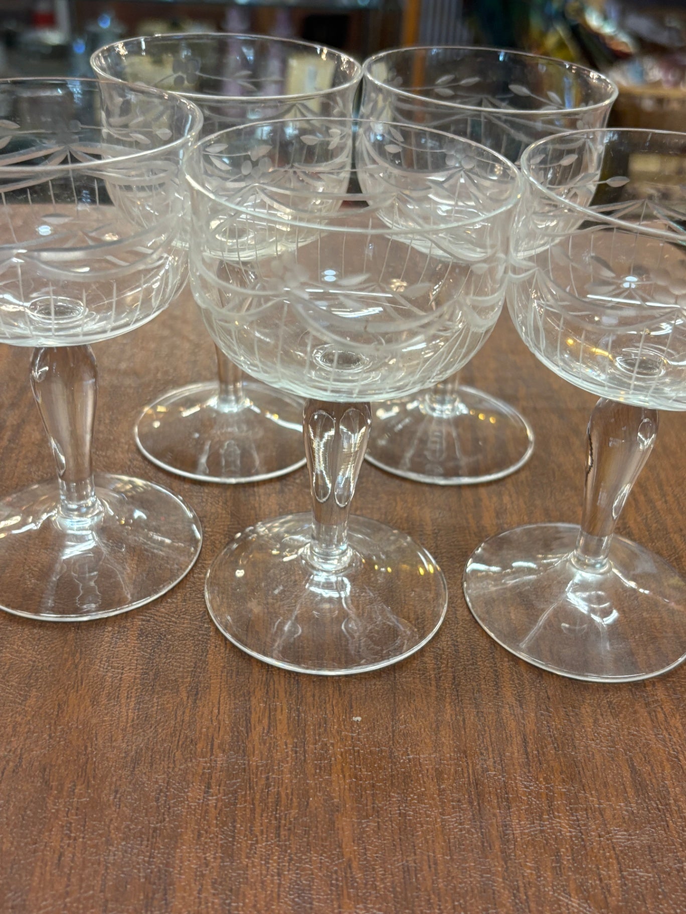 5 Vintage Glasses