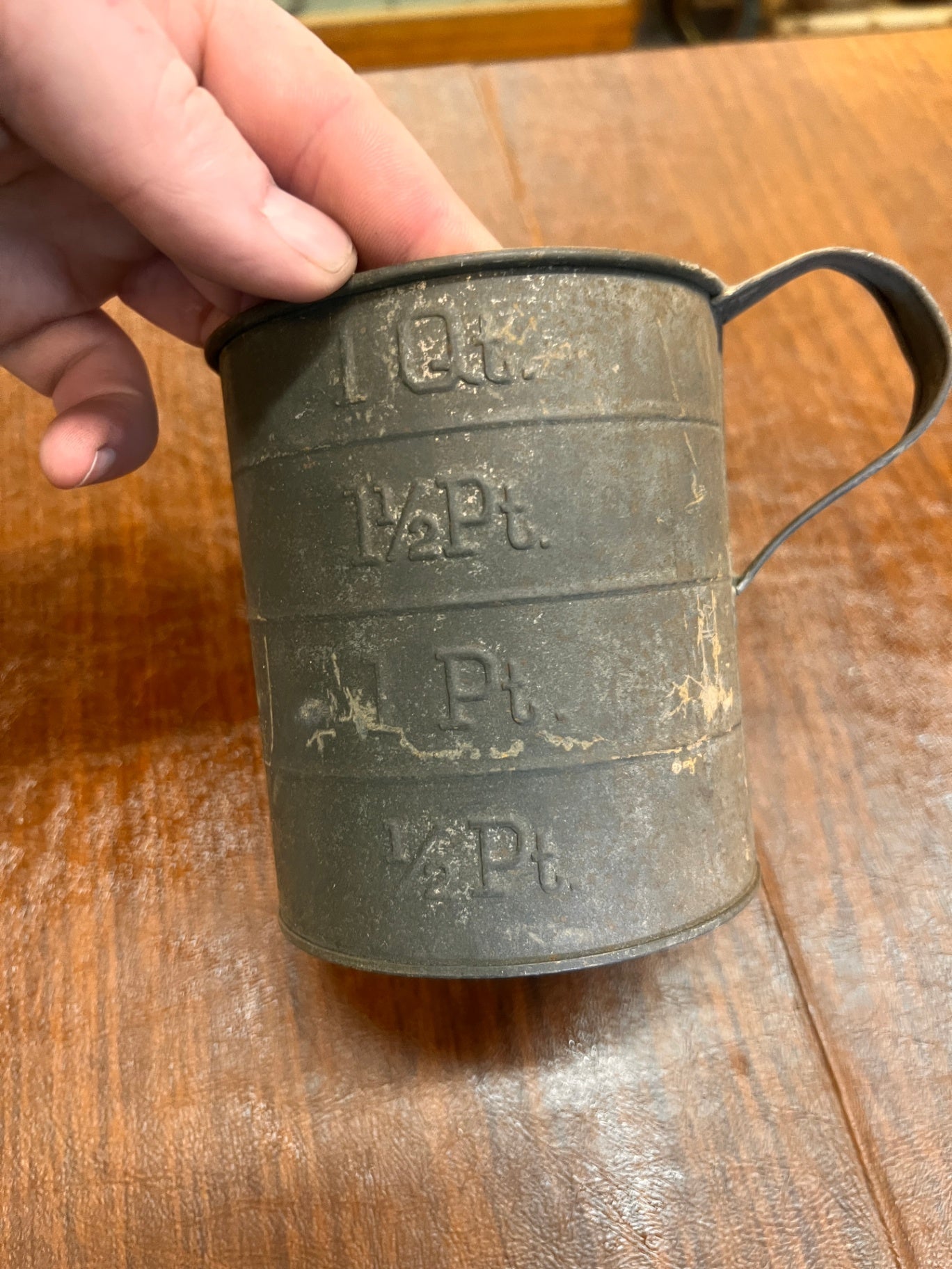 Vintage Measuring Tin