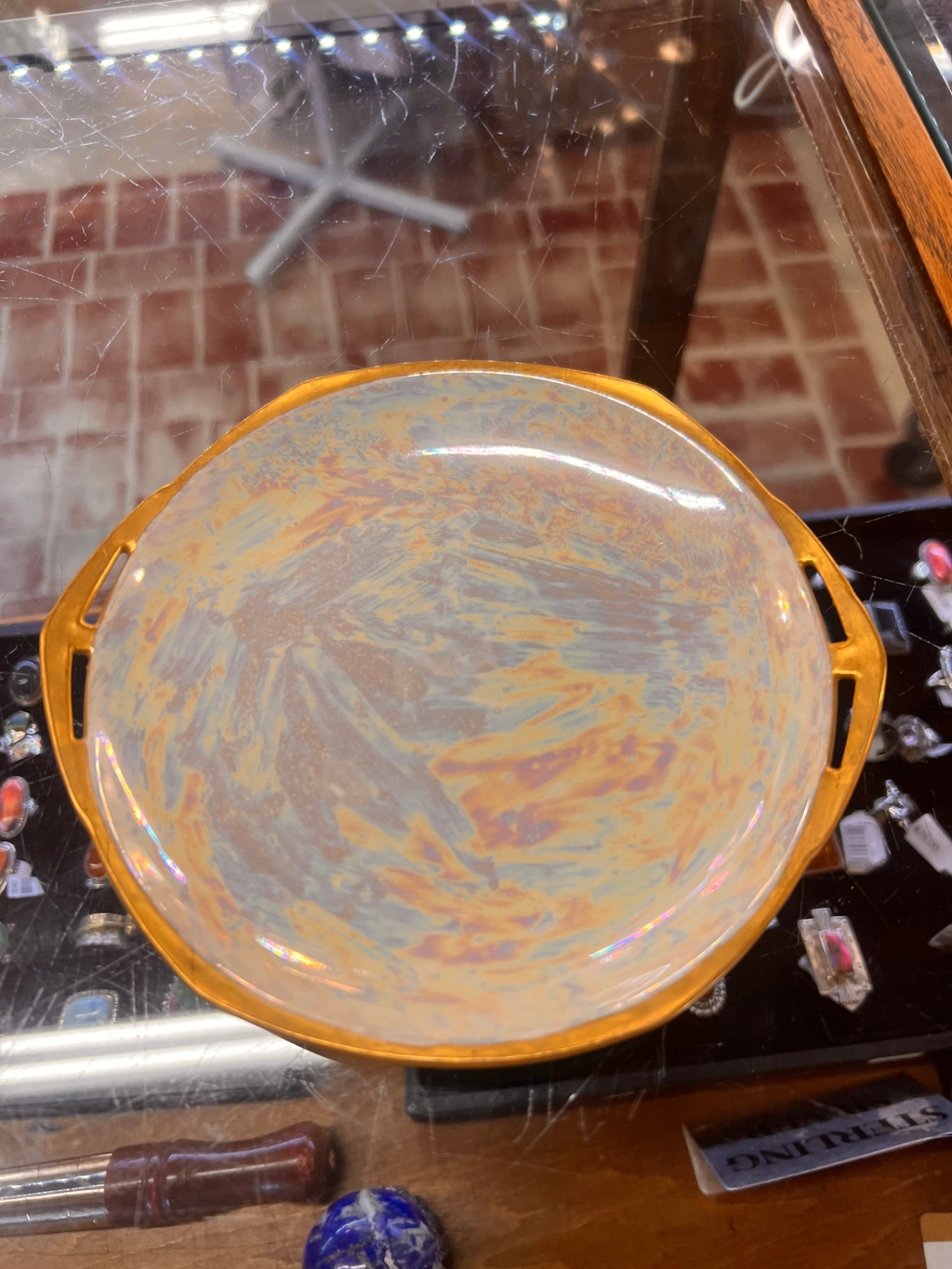Bavarian Lusterware Small Plate