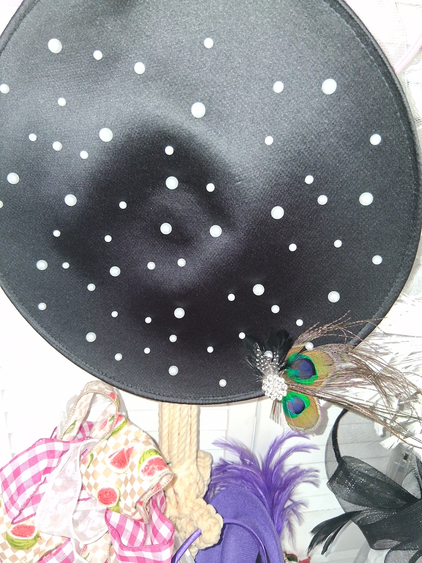 Fascinator black dsc