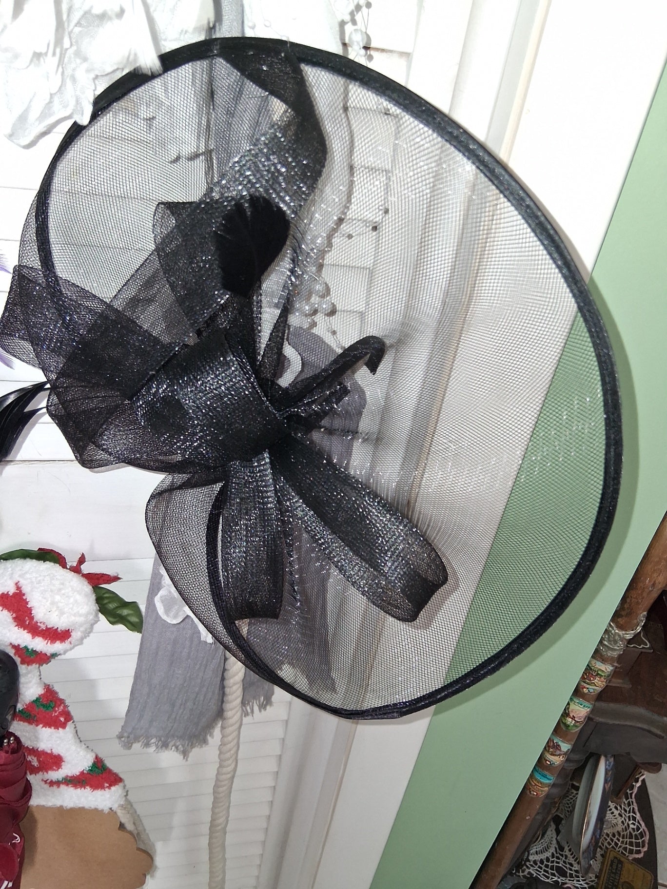 Fascinator black dsc
