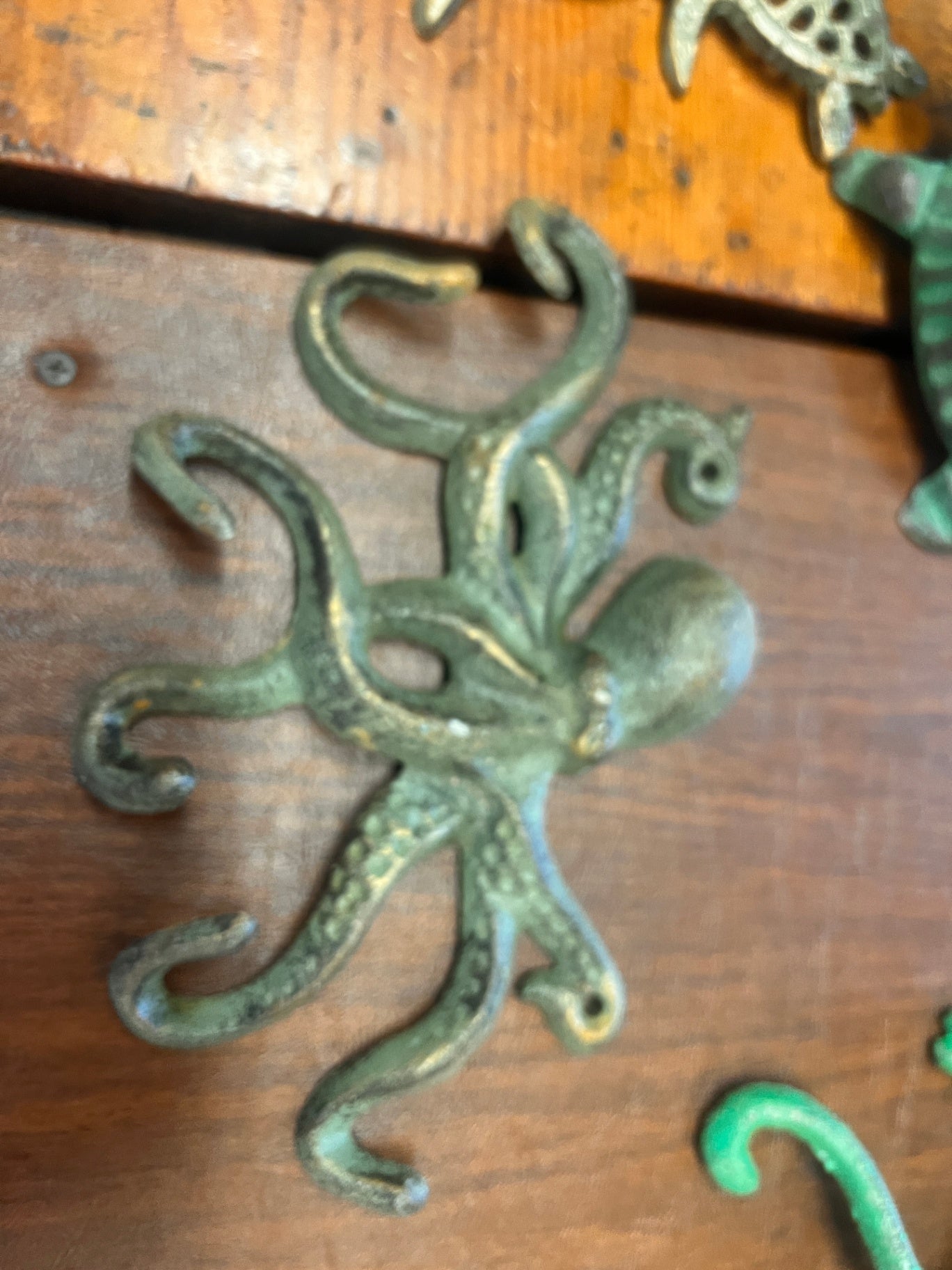 Cast Iron Octopus Hooks
