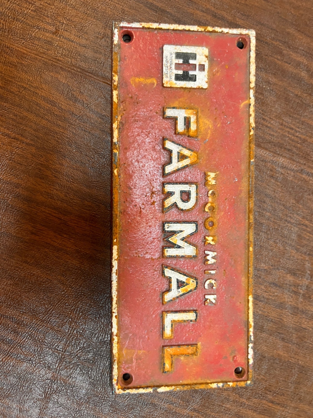 Farmall Sign Cast Iron