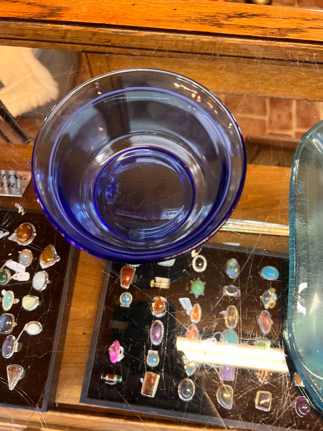 Vintage Cobalt Blue Bowl