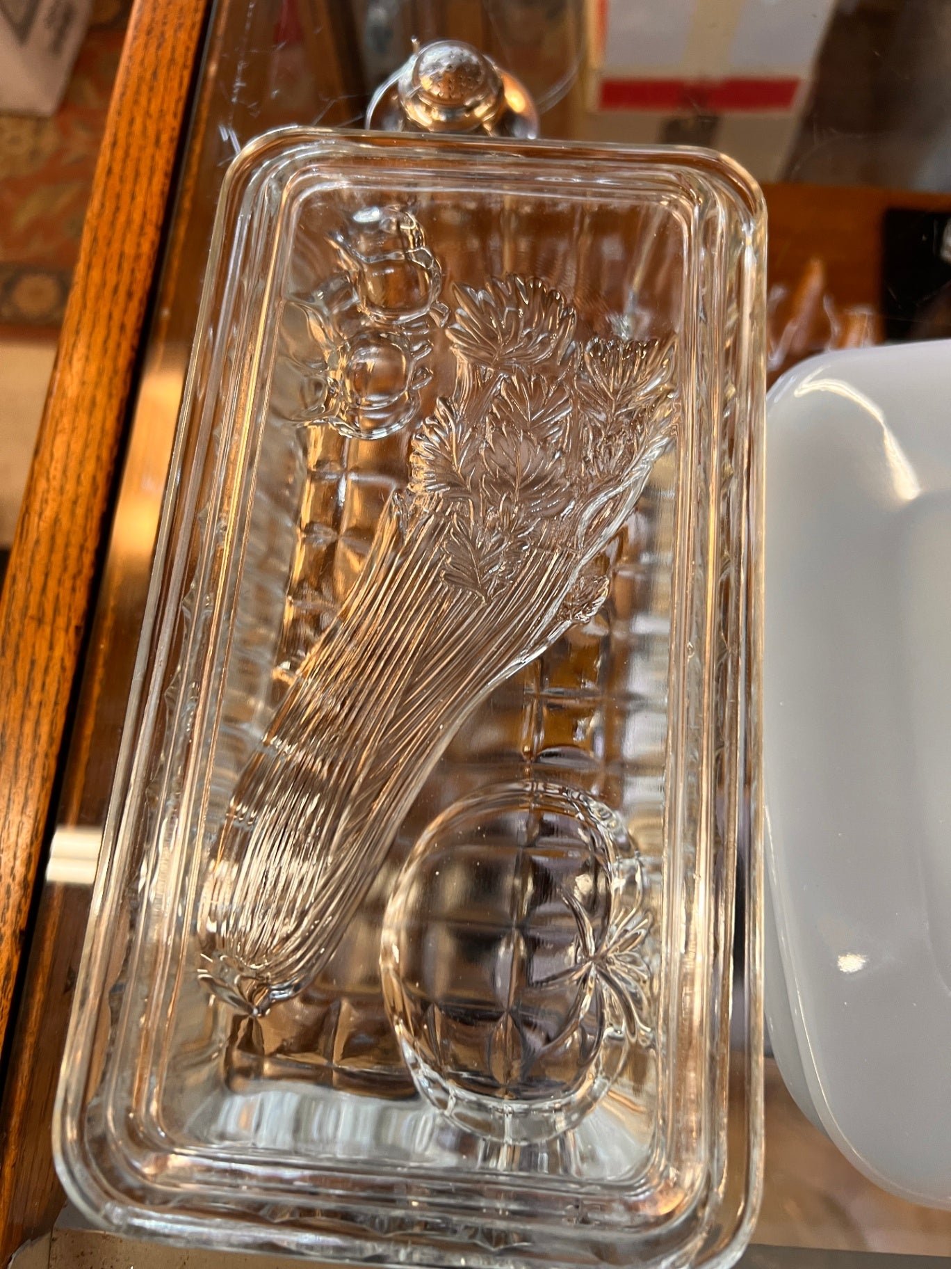 Federal Glass Refrigerator Dish with Lid (1940’s)