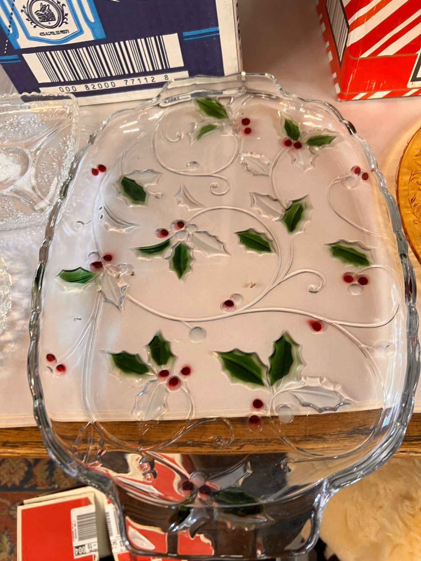 Mikasa Glass Serving Tray