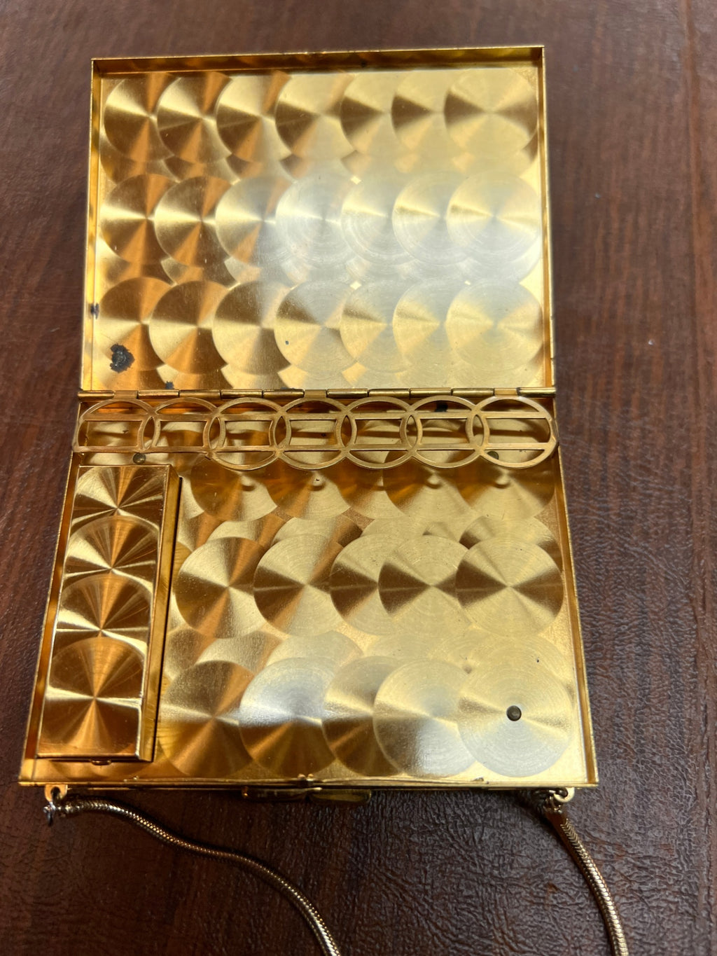 1940s Rhinestone Double Compact Purse