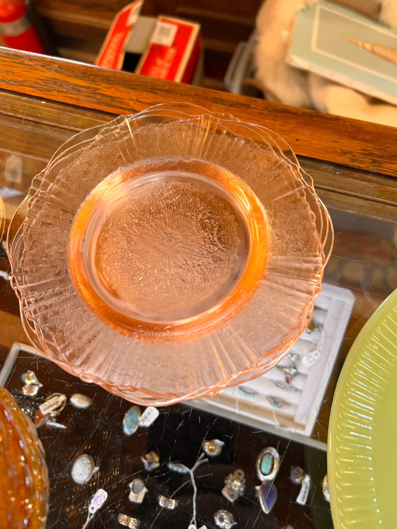 6 American Sweetheart Pink Depression Glass Macbeth-Evans Bread Butter Plates