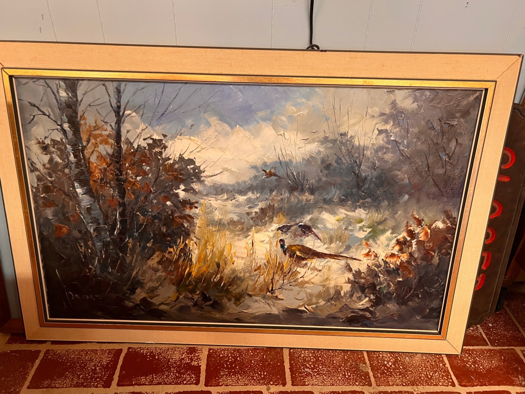 Pheasant Oil Painting