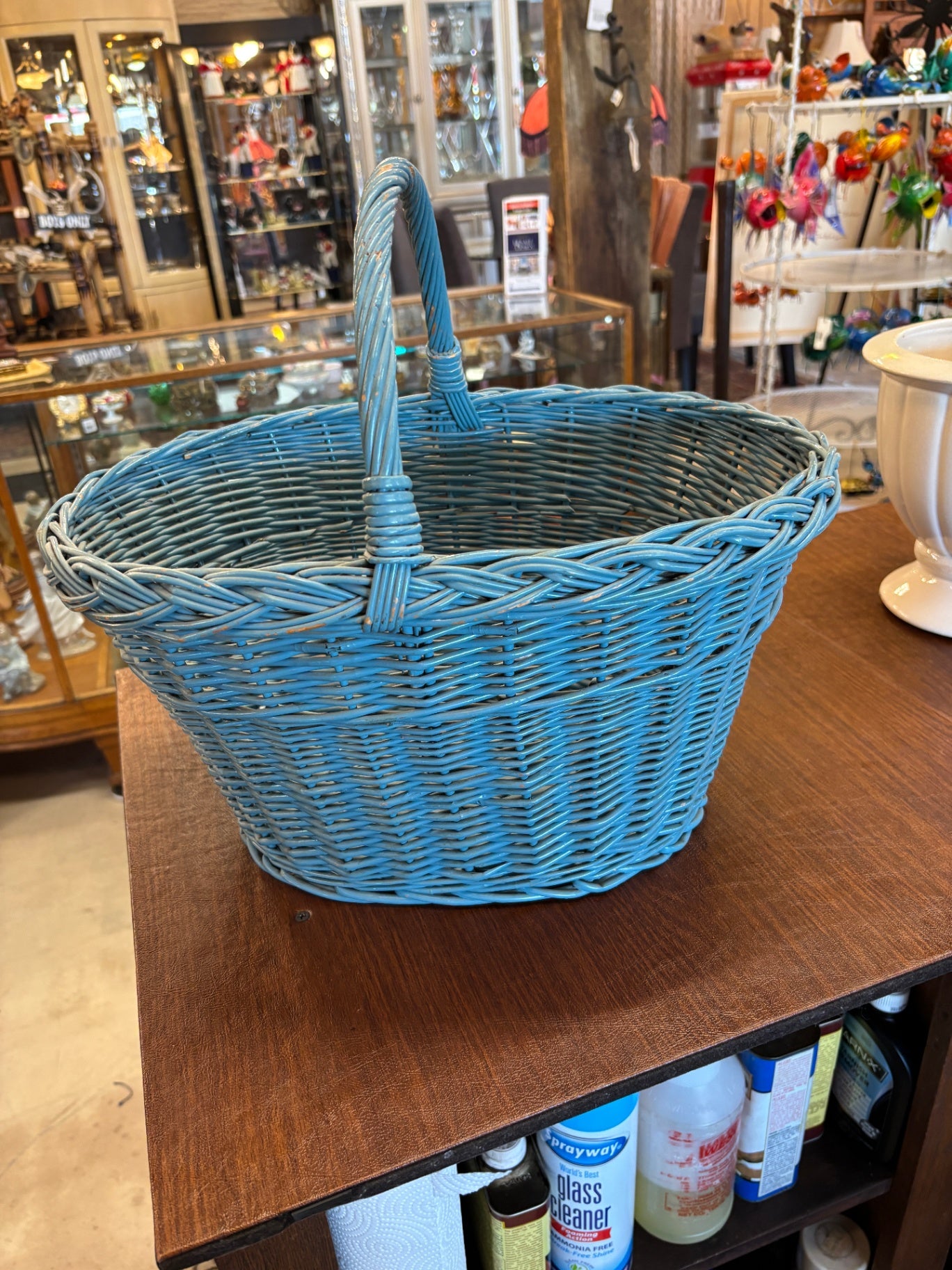Blue basket