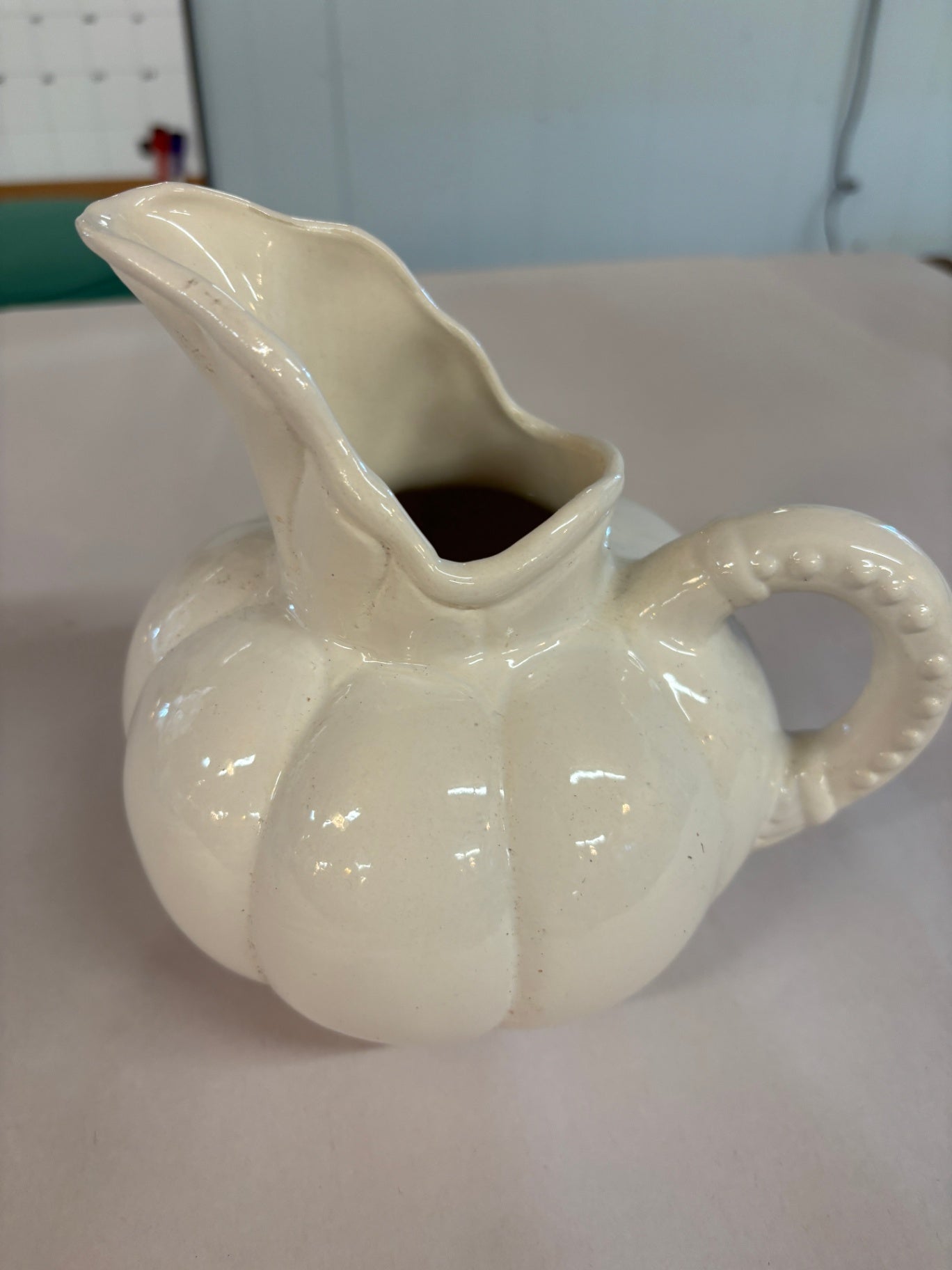 White China Pitcher