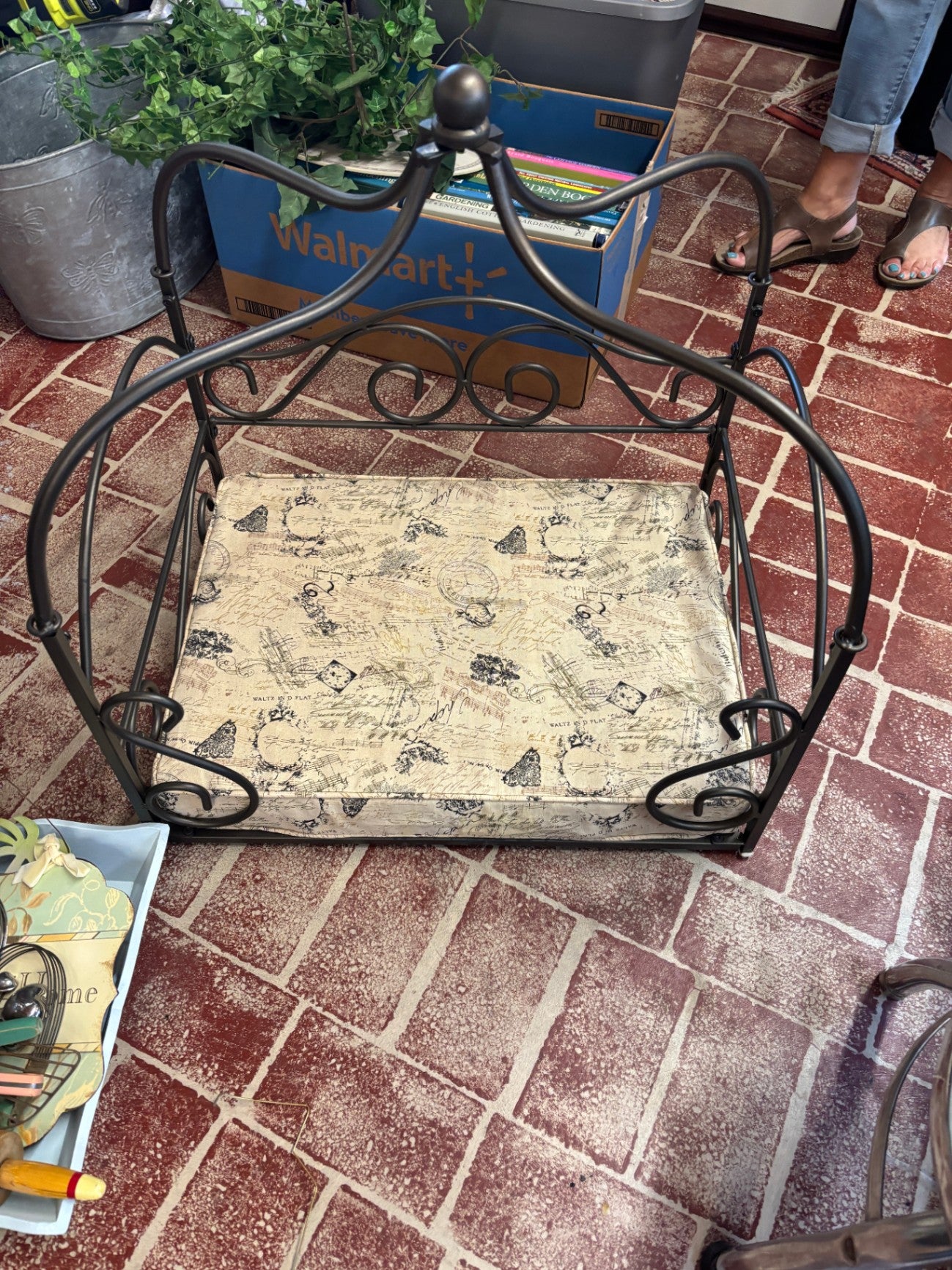 Iron Dog Bed