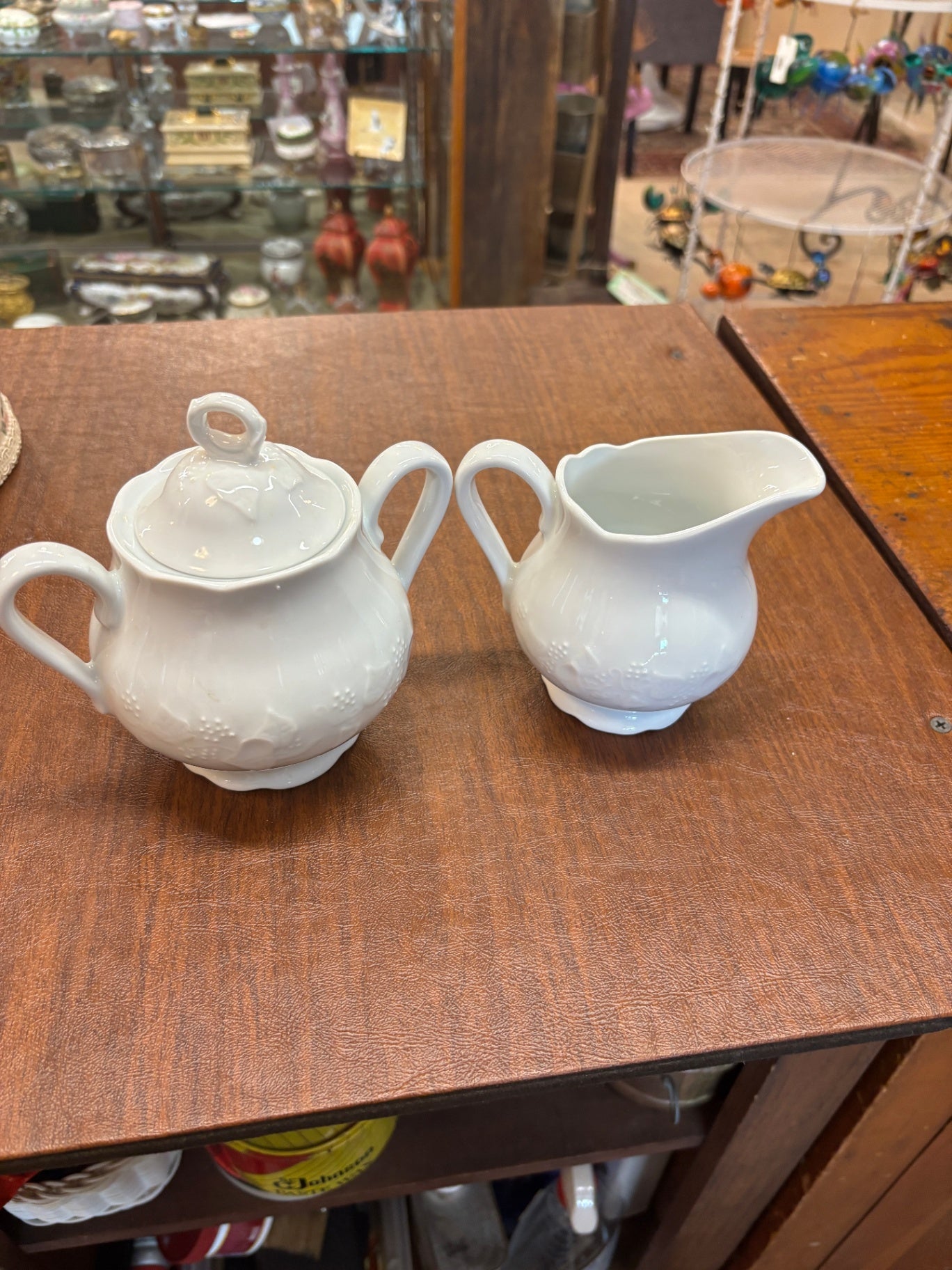  Lierre Sauvage/Dansk "Ivy" Creamer and Covered Sugar